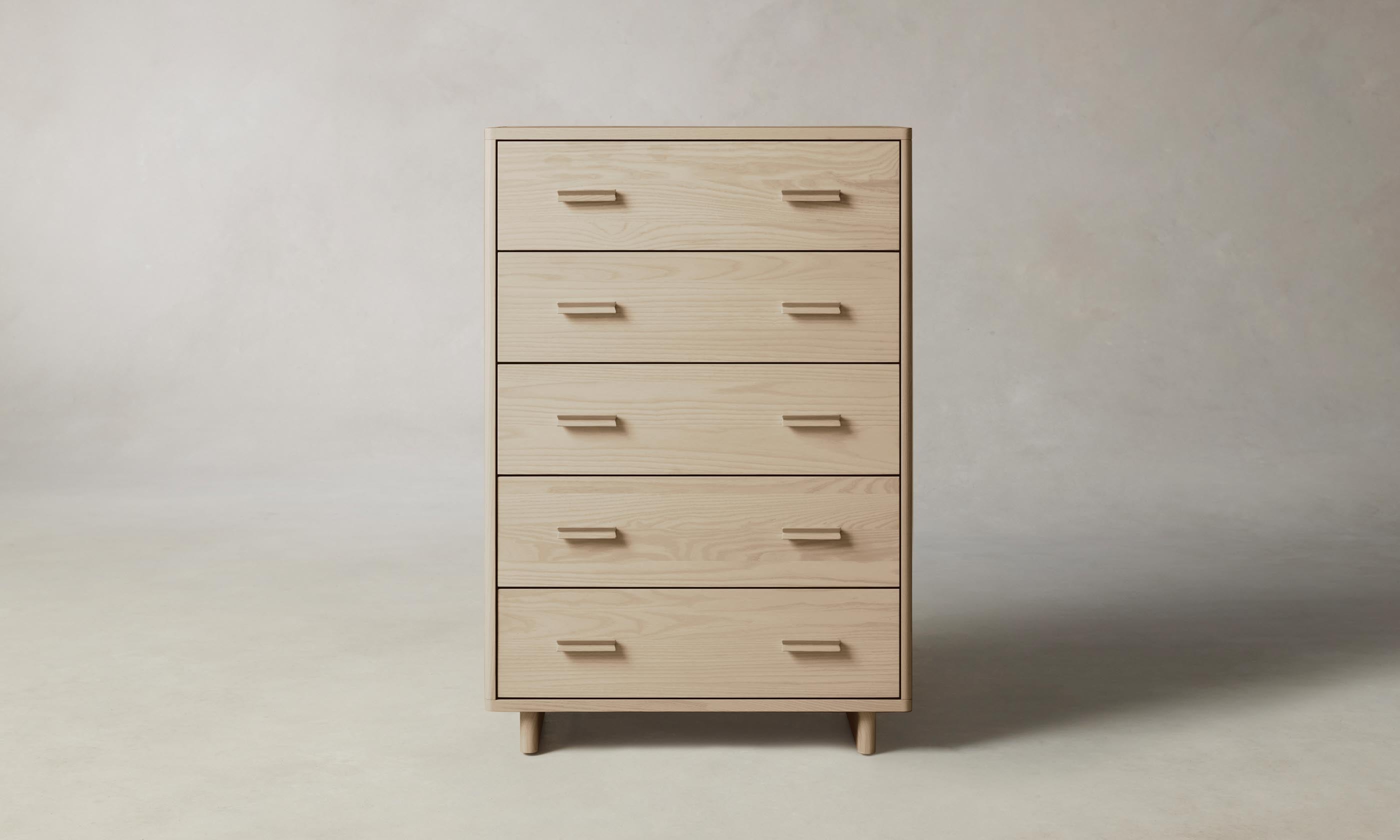 Clinton 5-Drawer Dresser - Modern Wooden Chest of Drawers for Bedroom Storage & Organization | Perfect for Master Bedroom, Guest Room or Dorm Decor