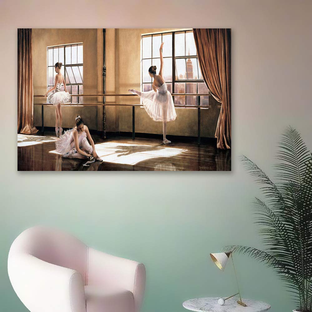 Wall26 Impressionist City Canvas Wall Art - 32x48 Inches Giclee Painting for Bedroom, Living Room, Home & Office Decor
