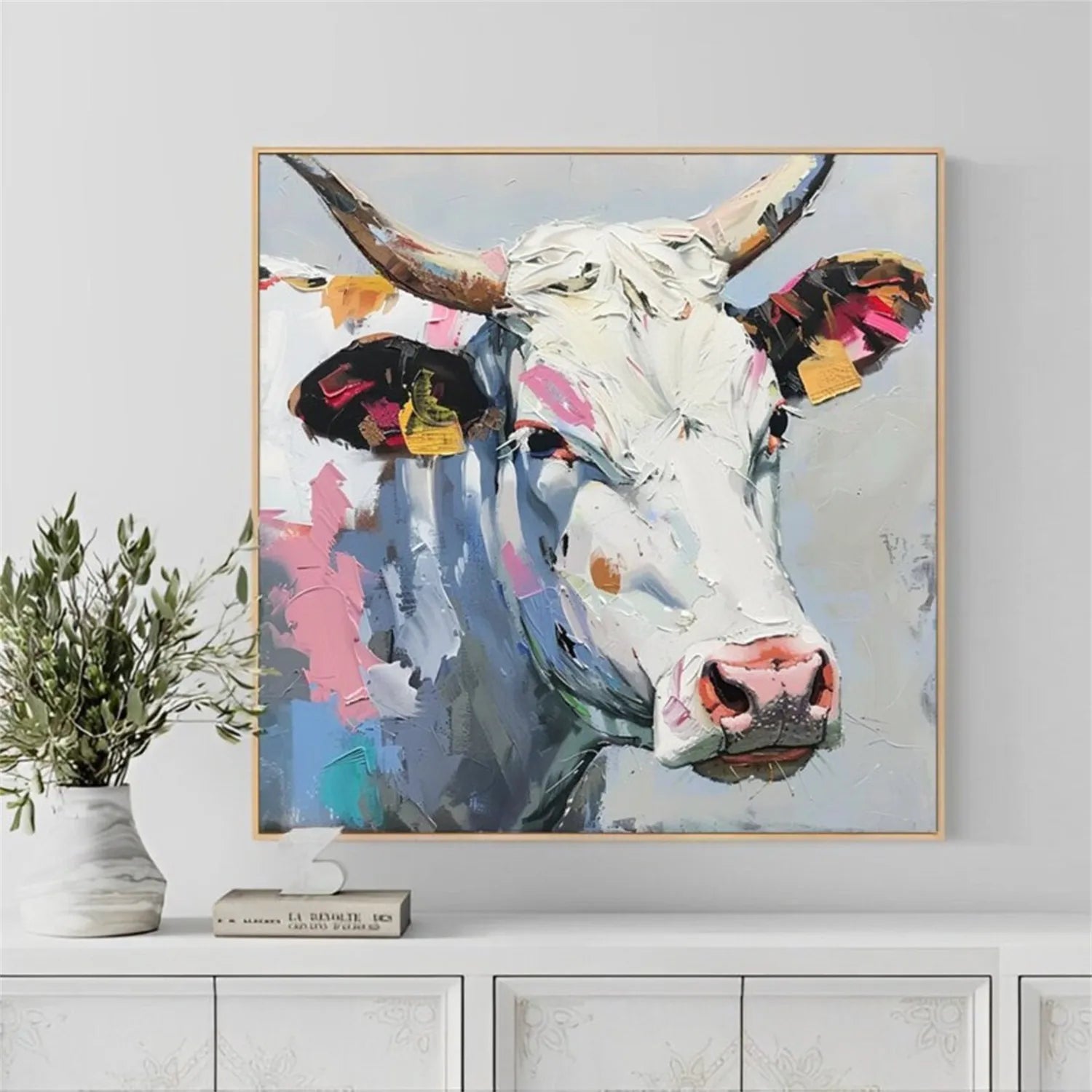 Animal Art Painting #AP093 - Handmade Wildlife Canvas Art for Home & Office Decor | Perfect for Living Room, Bedroom, or Gift