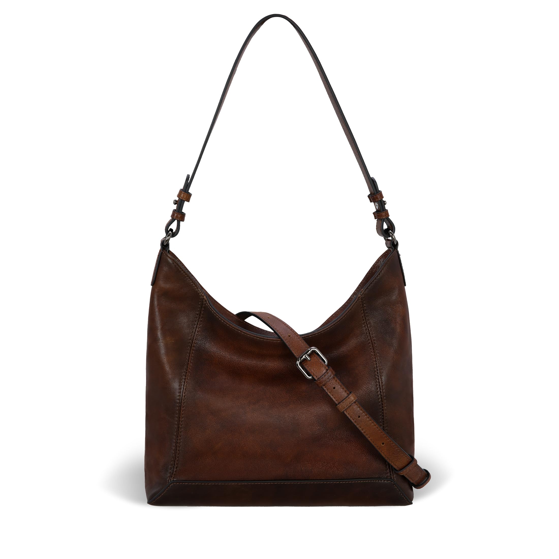 Vintage Soft Leather Shoulder Bag for Women - Stylish Crossbody Purse Handbag | Perfect for Work, Travel & Everyday Use