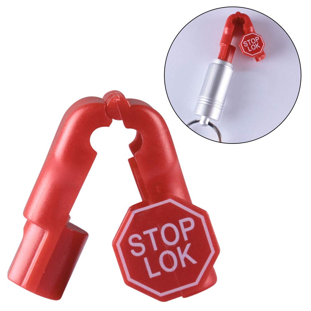 100Pcs Anti-Theft Hook Lock Fasteners - Secure Display Shelf Hooks for Retail Stores, Supermarkets & Shopping Malls - No Key Needed - Perfect for Electronics, Mobile Phones & Merchandise Security