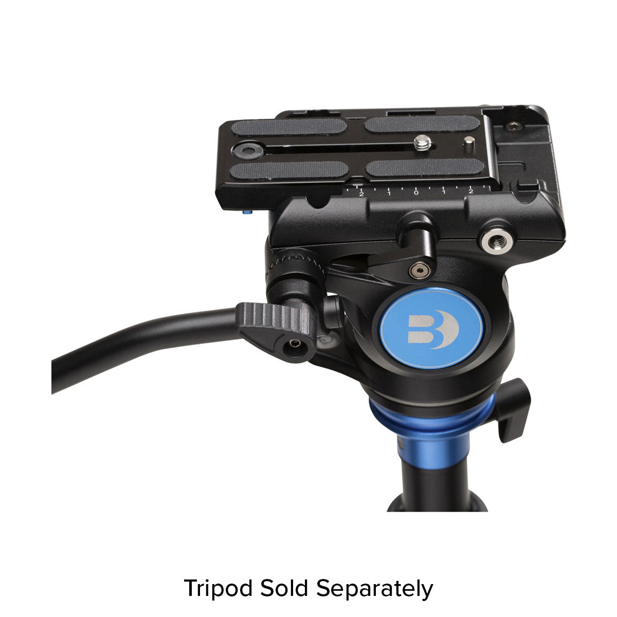 Benro S4PRO Fluid Video Tripod Head - Professional 75mm Bowl Camera Mount for DSLR & Mirrorless - Smooth Pan & Tilt for Videography, Live Streaming & Film Making