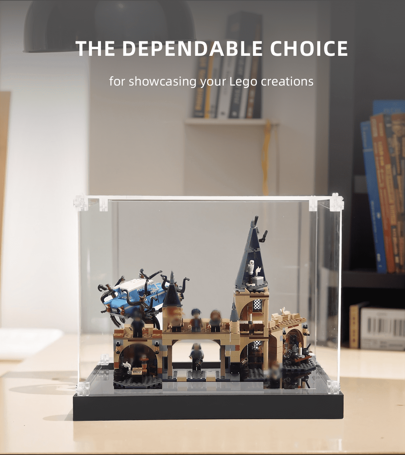 Lego Hogwarts Whomping Willow 75953 Display Case - Clear Acrylic Showcase for Collectible LEGO Sets - Perfect for Home Decor, Office Display & Gift Giving