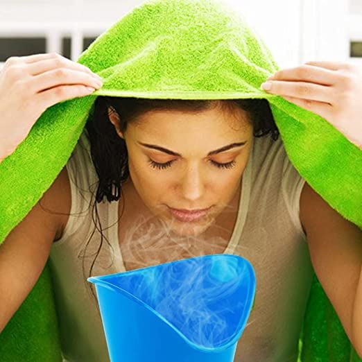 FYCAN 3-in-1 Facial Steamer & Vaporizer for Face, Nose & Cough Relief - Portable Steam Inhaler Machine with Nozzle for Adults & Kids - Perfect for Cold Relief, Sinus Congestion & At-Home Spa Treatments