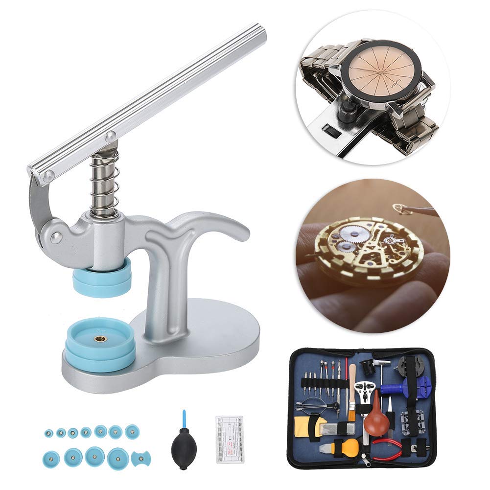 Professional Watch Repair Kit - Multifunction Watch Opener, Battery Replacement & Band Link Pin Removal Tool Set with Carrying Case | Perfect for Watchmakers, Jewelers & DIY Enthusiasts | Home, Workshop & Travel Use