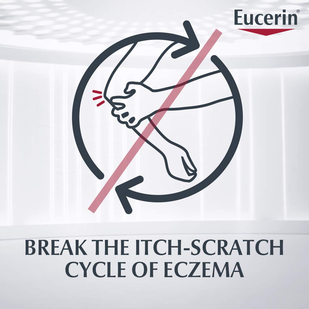 Eucerin Eczema Relief Cream & Body Wash Set (13.5 Fl Oz + 5 Oz) with Colloidal Oatmeal - Soothing Skin Protectant for Dry, Itchy Skin - Perfect for Daily Eczema Care & Sensitive Skin Relief