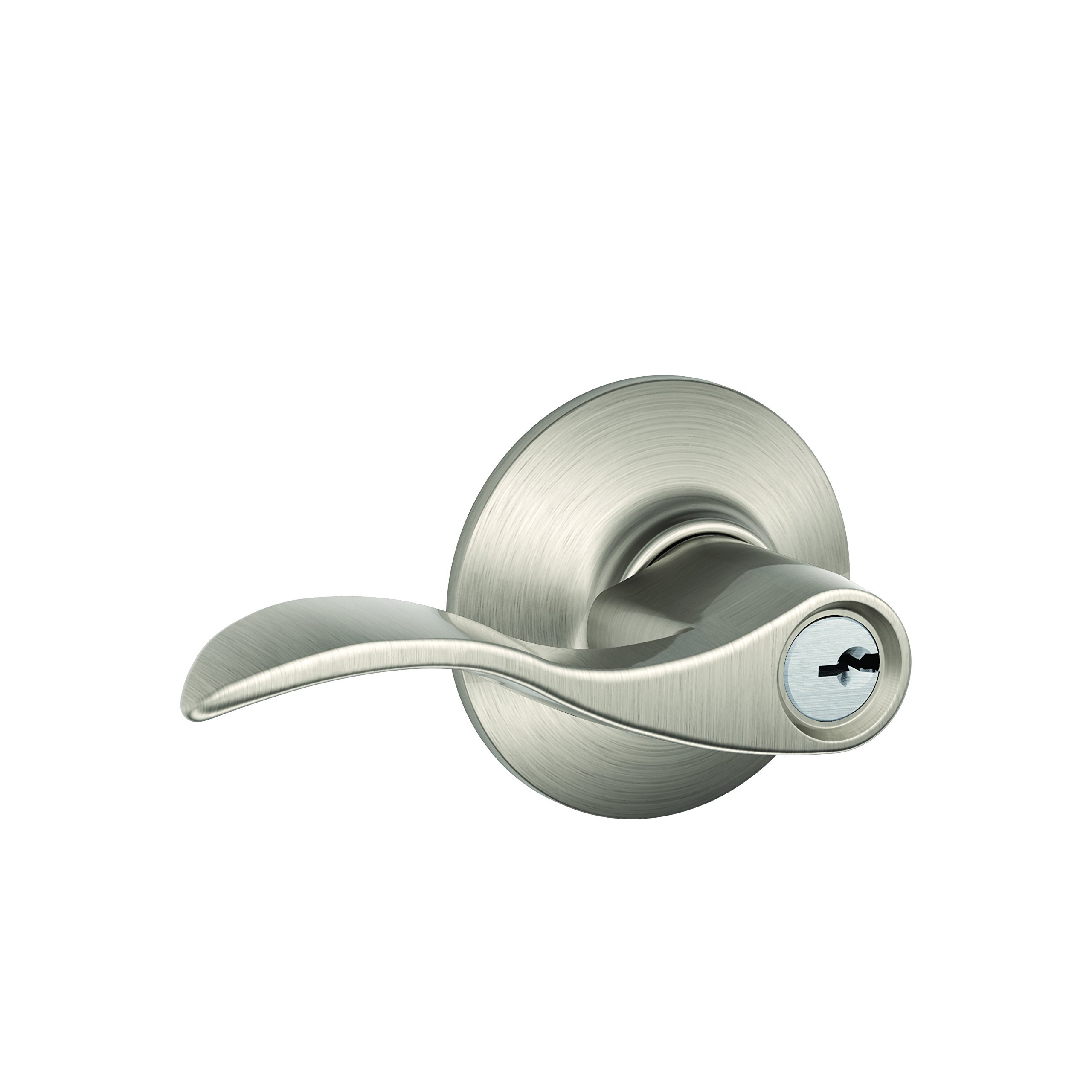 SN Accent Entry Lever - Modern Door Handle for Home & Office - Durable & Stylish Hardware for Interior & Exterior Doors