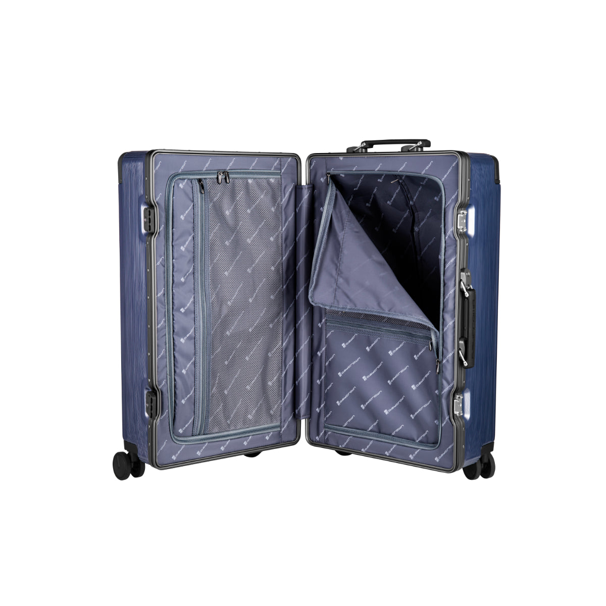 Daycrown Extra Wide Aluminum Frame Telescopic Handle Trunk Luggage - Perfect for Travel, Business Trips & Family Vacations