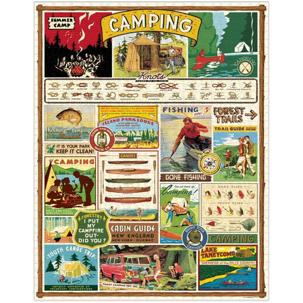 1000 Piece Jigsaw Puzzle for Adults - Challenging Camping Theme Puzzle Game for Family & Friends - Perfect for Camping Trips, Relaxation & Brain Training