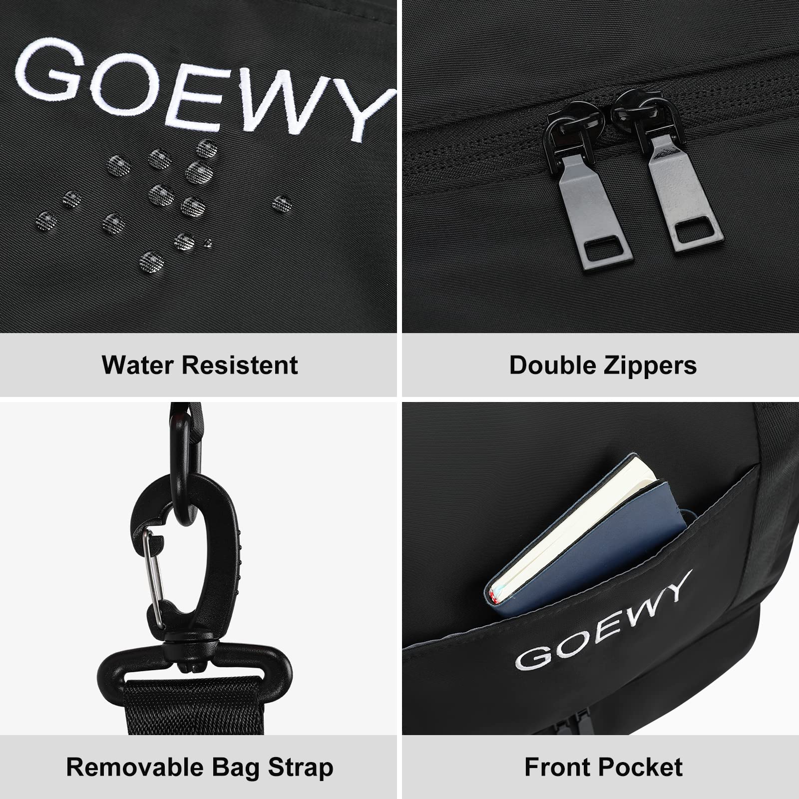 Lightweight Gym Bag for Women & Men - Sports Duffel Bag with Shoes Compartment & Wet Pocket - Perfect for Travel, Yoga, Football, Basketball, School & Weekend Getaways - Carry On Duffle Bag with Key Purse