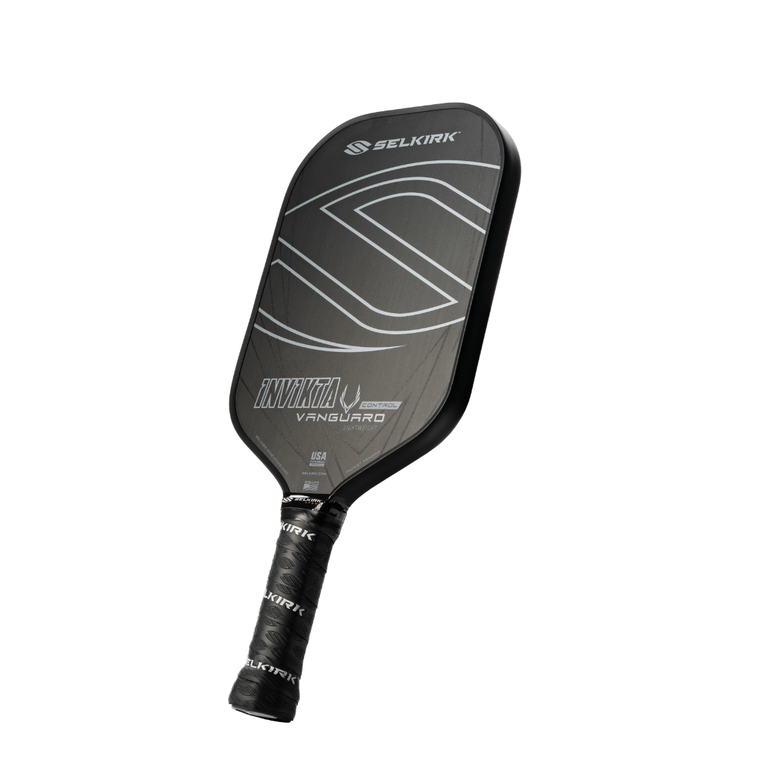 Selkirk Vanguard Control Invikta Pickleball Paddle - Raw Carbon Fiber for Enhanced Spin & Control | Perfect for Competitive Play & Outdoor Pickleball Games
