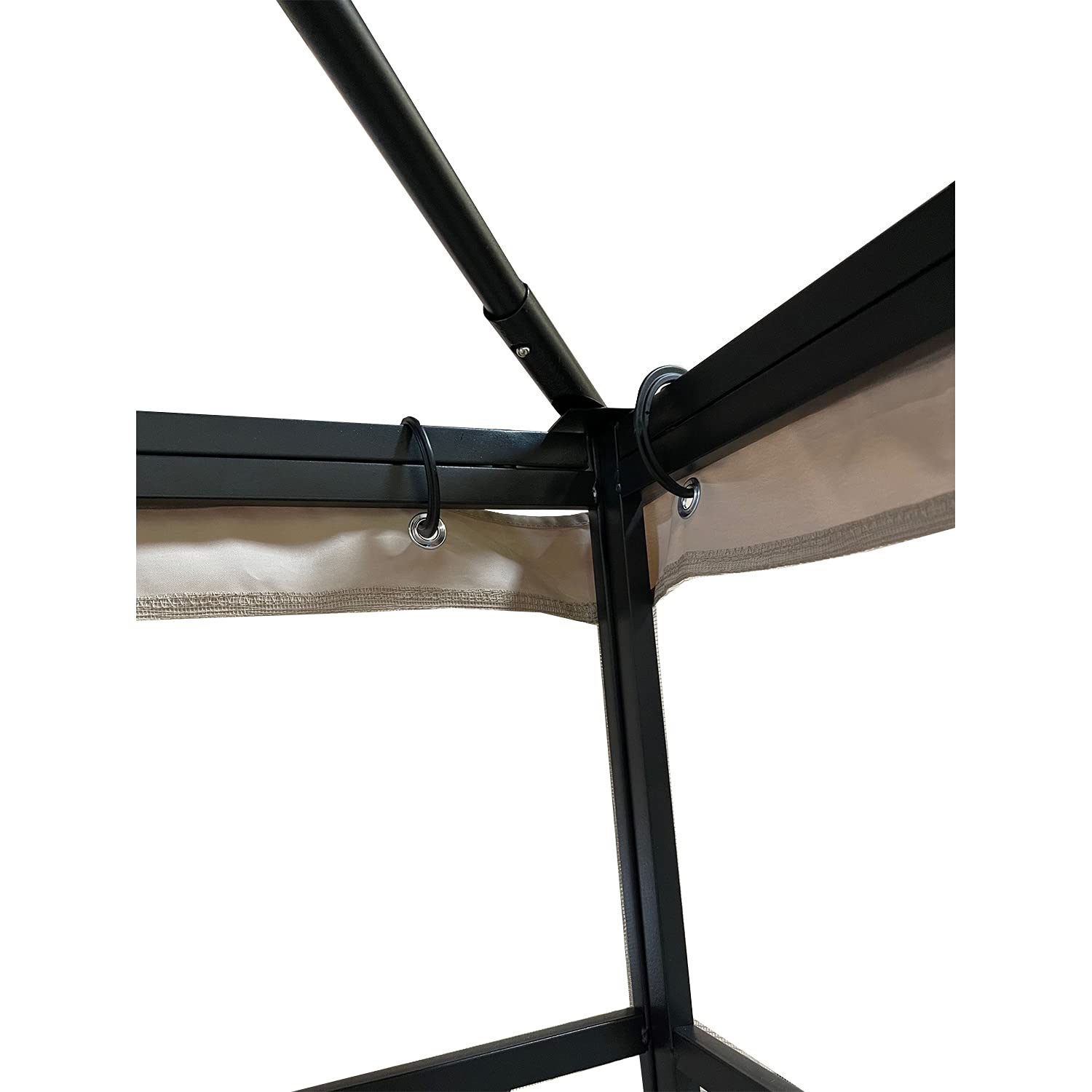 Garden Winds Replacement Canopy Top Cover for Aldi Gardenline Belavi Gazebo (2020-2022 Models) - 350 GSM Waterproof Outdoor Shade Cover - Perfect for Patio, Deck, and Backyard Protection