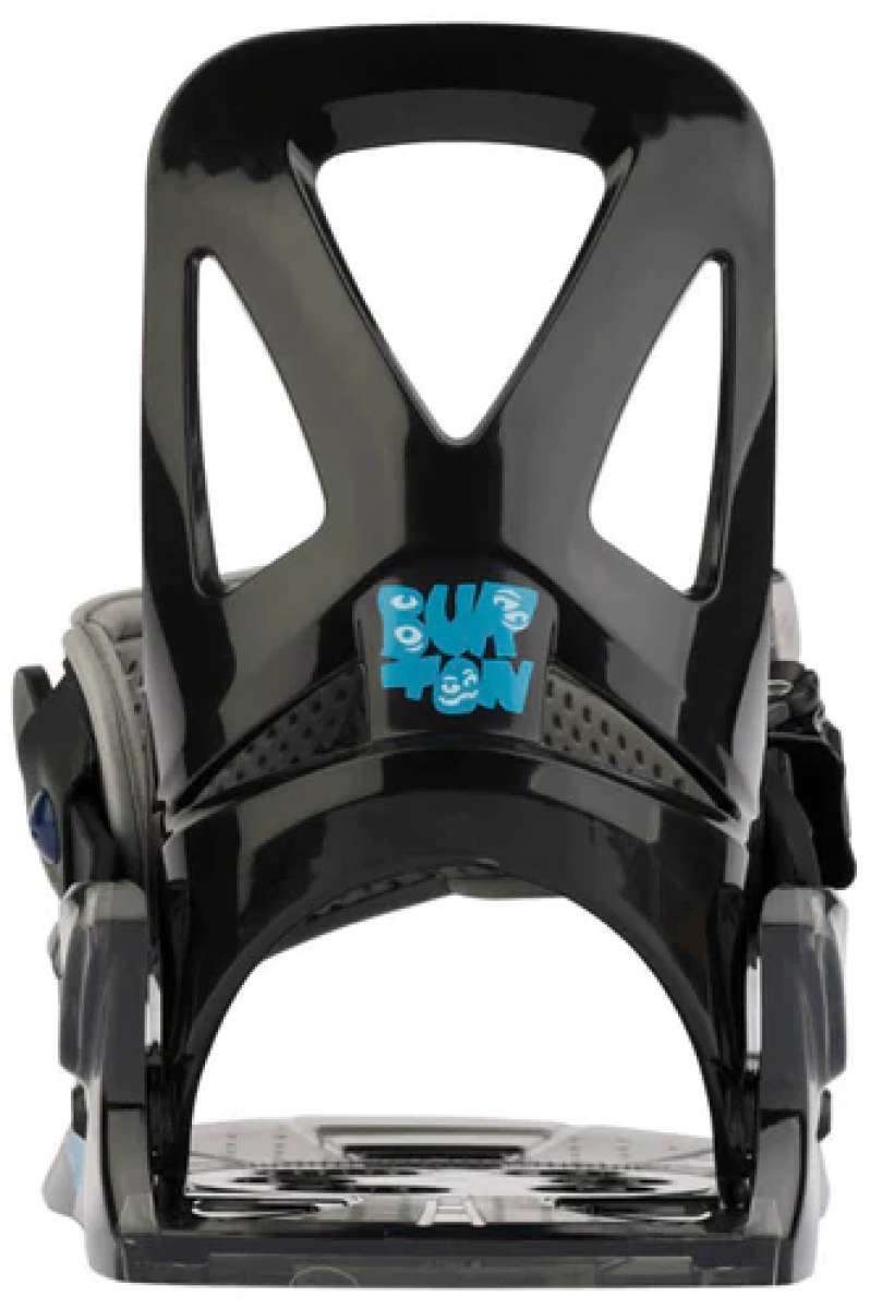 Burton Junior's Grom Disc Snowboard Binding 2024 - Kids Snowboard Bindings for Boys & Girls - Adjustable Strap System - Perfect for Beginner Snowboarders & Youth Riders - Ideal for Mountain Slopes & Snow Parks