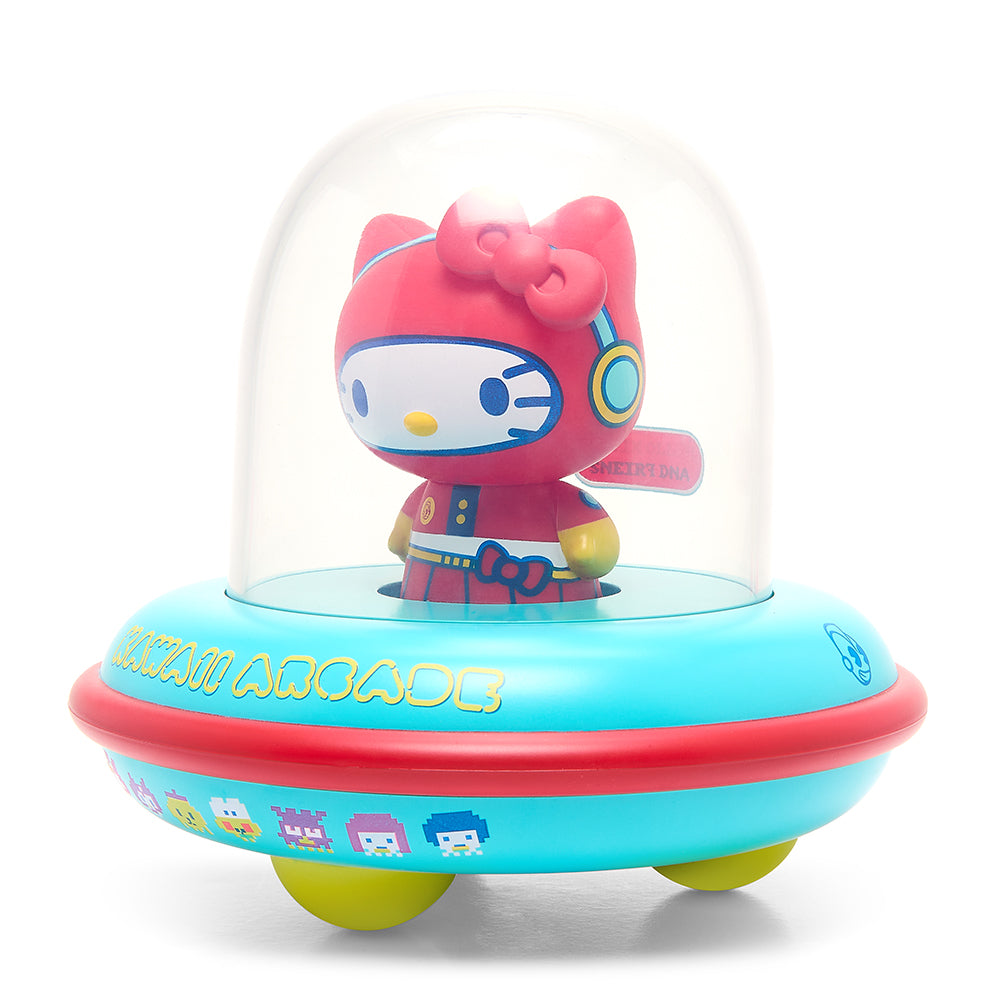 Hello Kitty® UFO Arcade Gamer 5 Vinyl Figure OG Edition - Cute Collectible Toy for Anime Fans & Kawaii Lovers - Perfect for Display, Gifts, and Gaming Room Decor