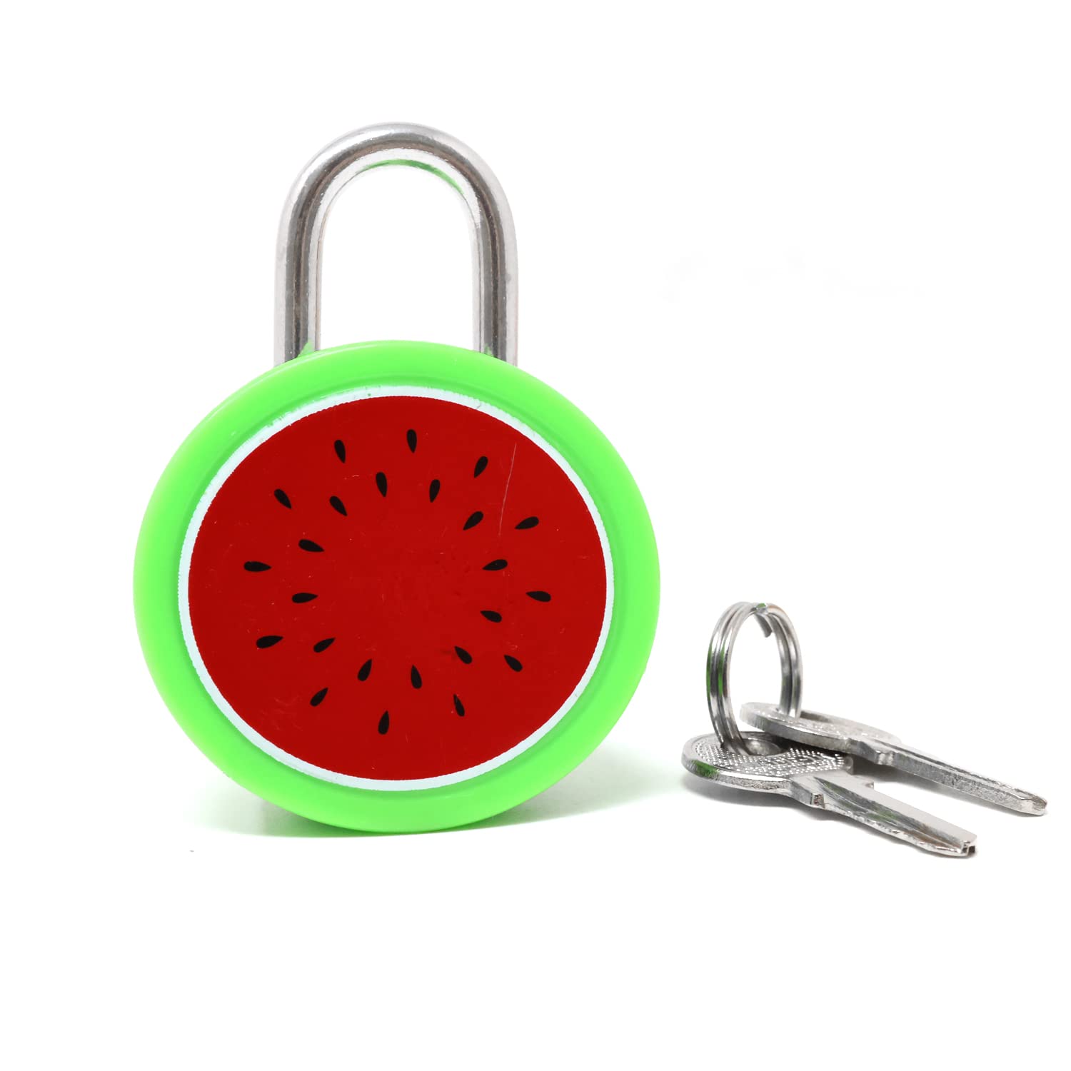 Honbay Mini Watermelon Fruit Padlock with 2 Keys - Cute Decorative Lock for Jewelry Box, Purse, Backpack, Diary & More | Perfect for Teens Room, School Lockers & Travel Accessories