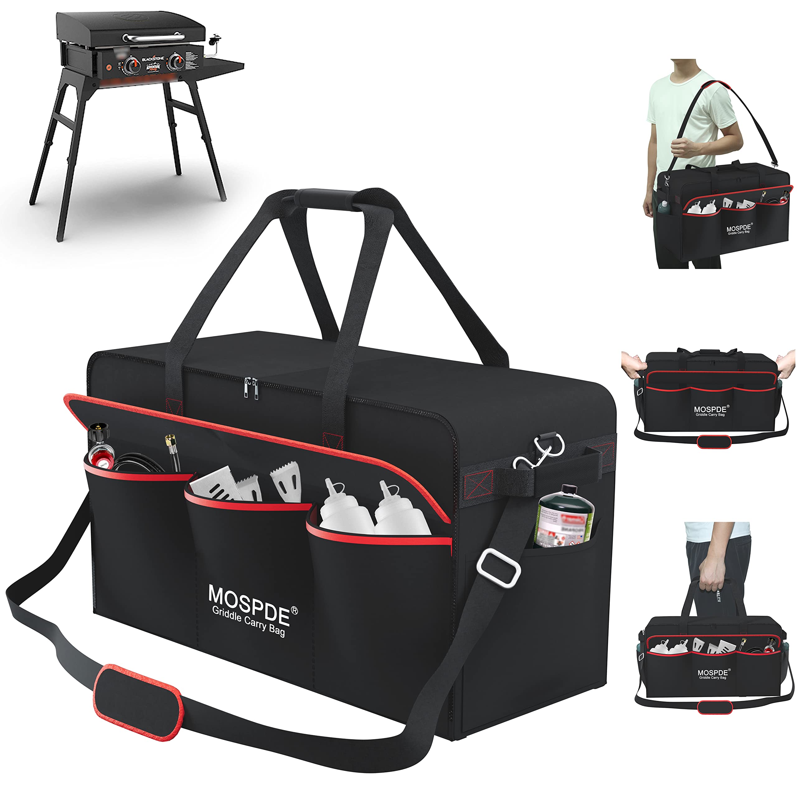 **22 Inch Heavy Duty Water-Resistant Griddle Carry Bag for Blackstone 22