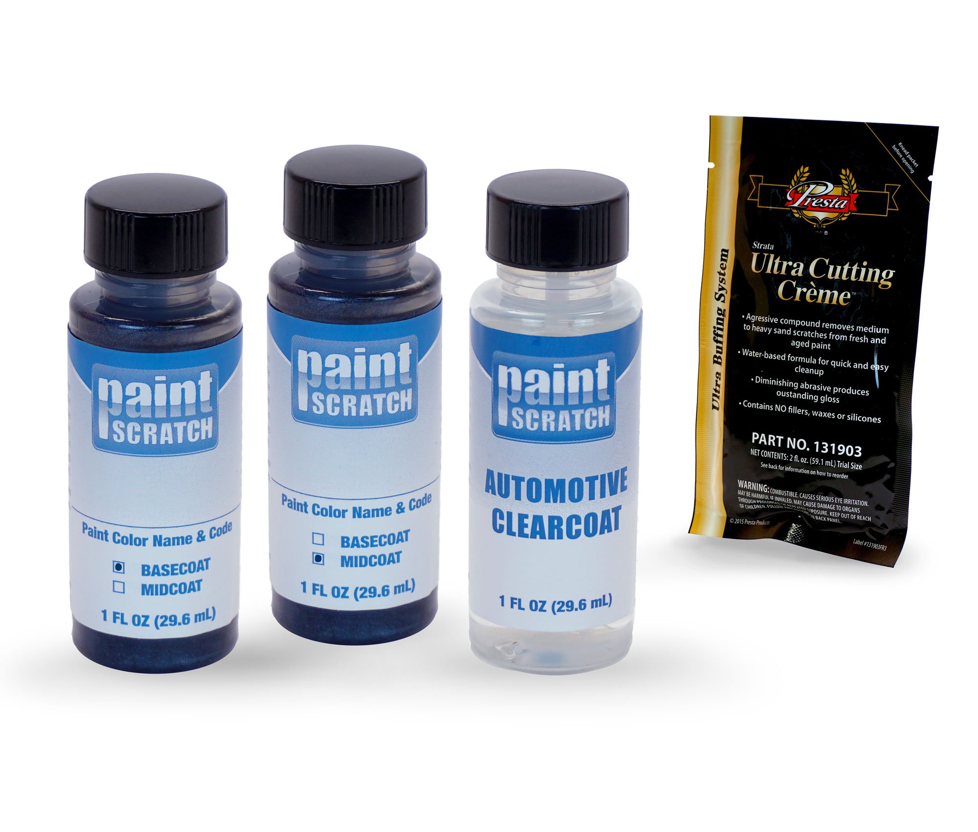 Toyota Yaris Touch Up Paint Kit - Sonic Quartz Tricoat (085) Scratch Repair for Cars - Perfect for Small Chips & Scratches on Doors, Bumpers & Hood