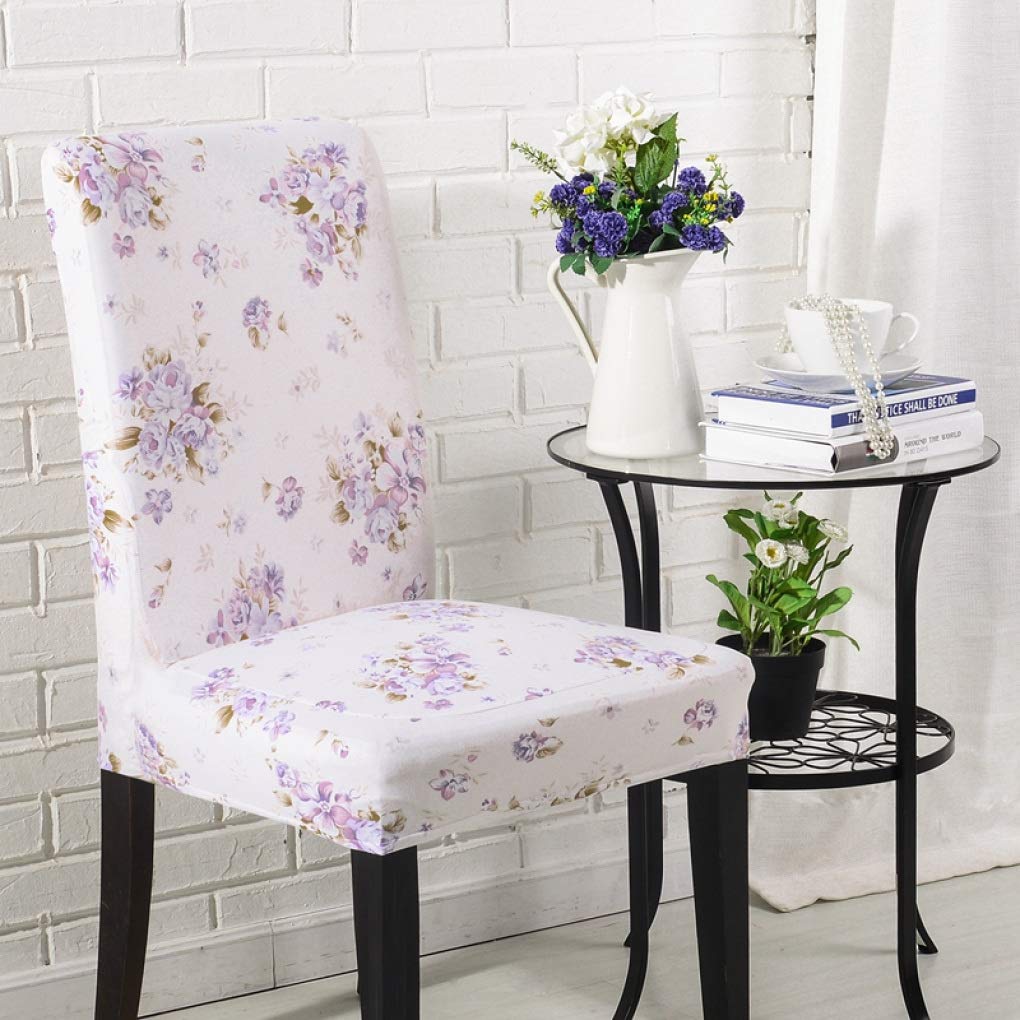 LUCACO 1/2/4 Pack Washable Stretch Dining Chair Covers - Removable Fitted Slipcovers for Home & Hotel Furniture Protection - Perfect for Dining Room, Restaurant, and Office Use