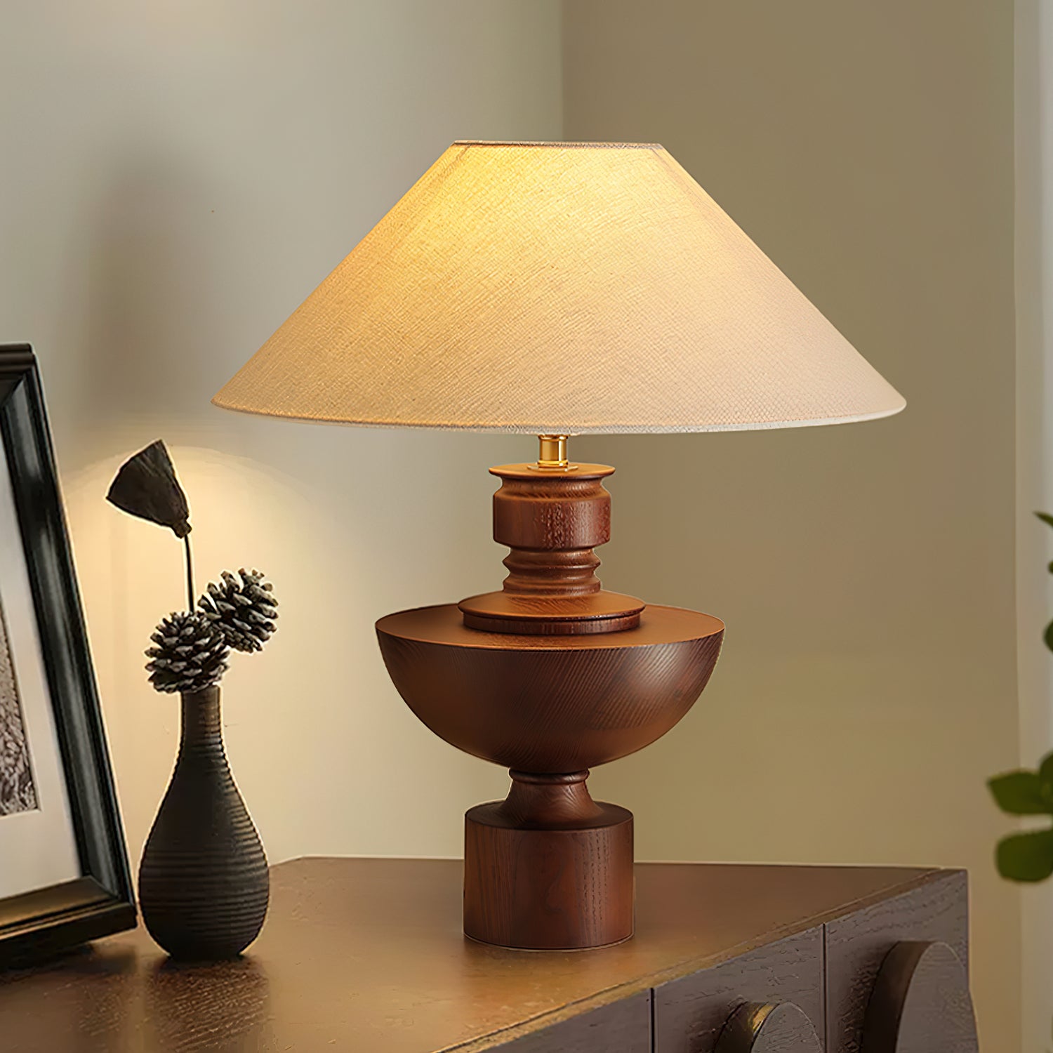Bhaskara Modern Table Lamp - Adjustable LED Desk Light for Home Office, Bedroom & Living Room | Energy Efficient & Stylish Lighting Solution for Reading, Working & Relaxing