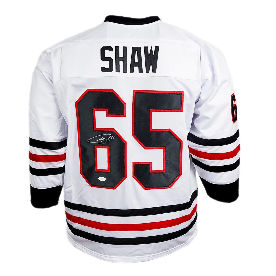 Andrew Shaw Autographed Chicago Blackhawks Jersey - Certified by JSA - Perfect for Hockey Fans, Collectors, and Sports Memorabilia Displays