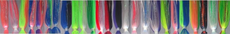 Blue Water Candy 1/2oz Hair & Mylar Skirts for Fishing Lures - Perfect for Bass, Trout, and Saltwater Fishing Accessories