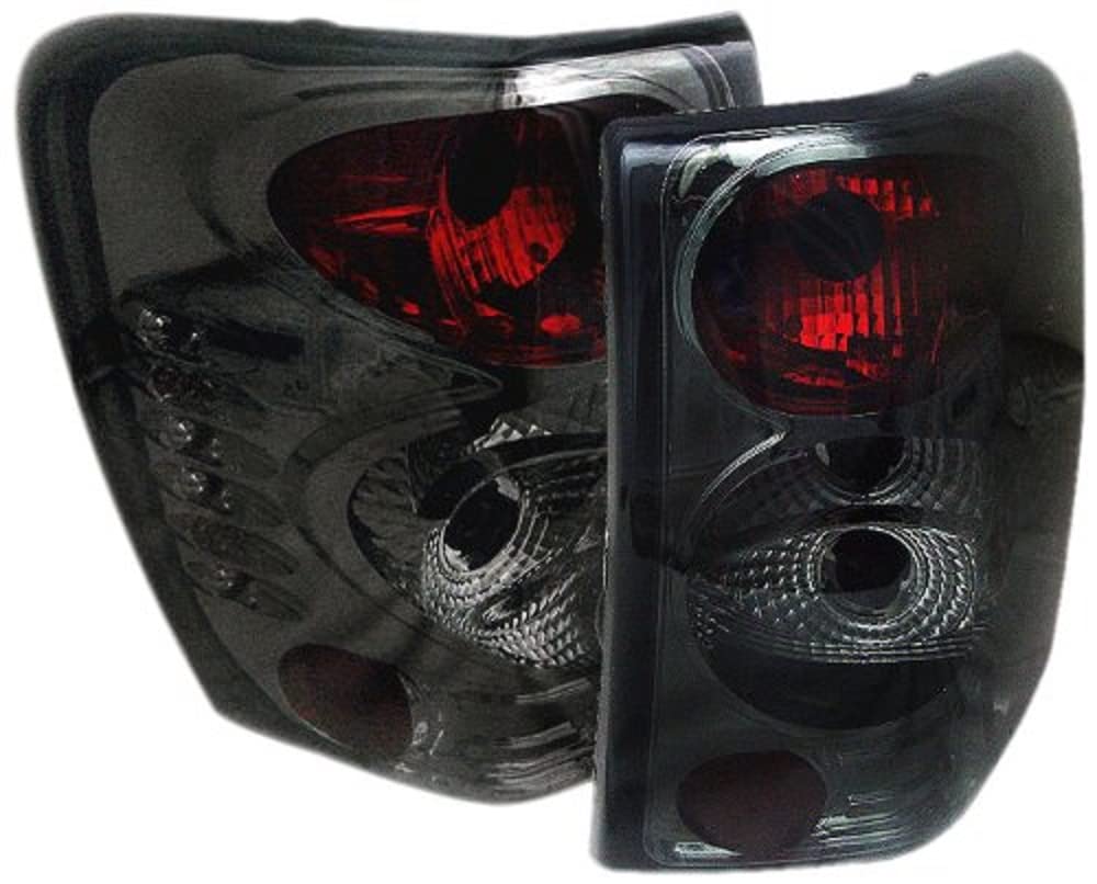 Spyder Auto Spyder 5005717 Smoke Euro Style LED Tail Lights for 1999-2004 Jeep Grand Cherokee - Enhanced Visibility & Stylish Upgrade for Night Driving & Off-Road Adventures