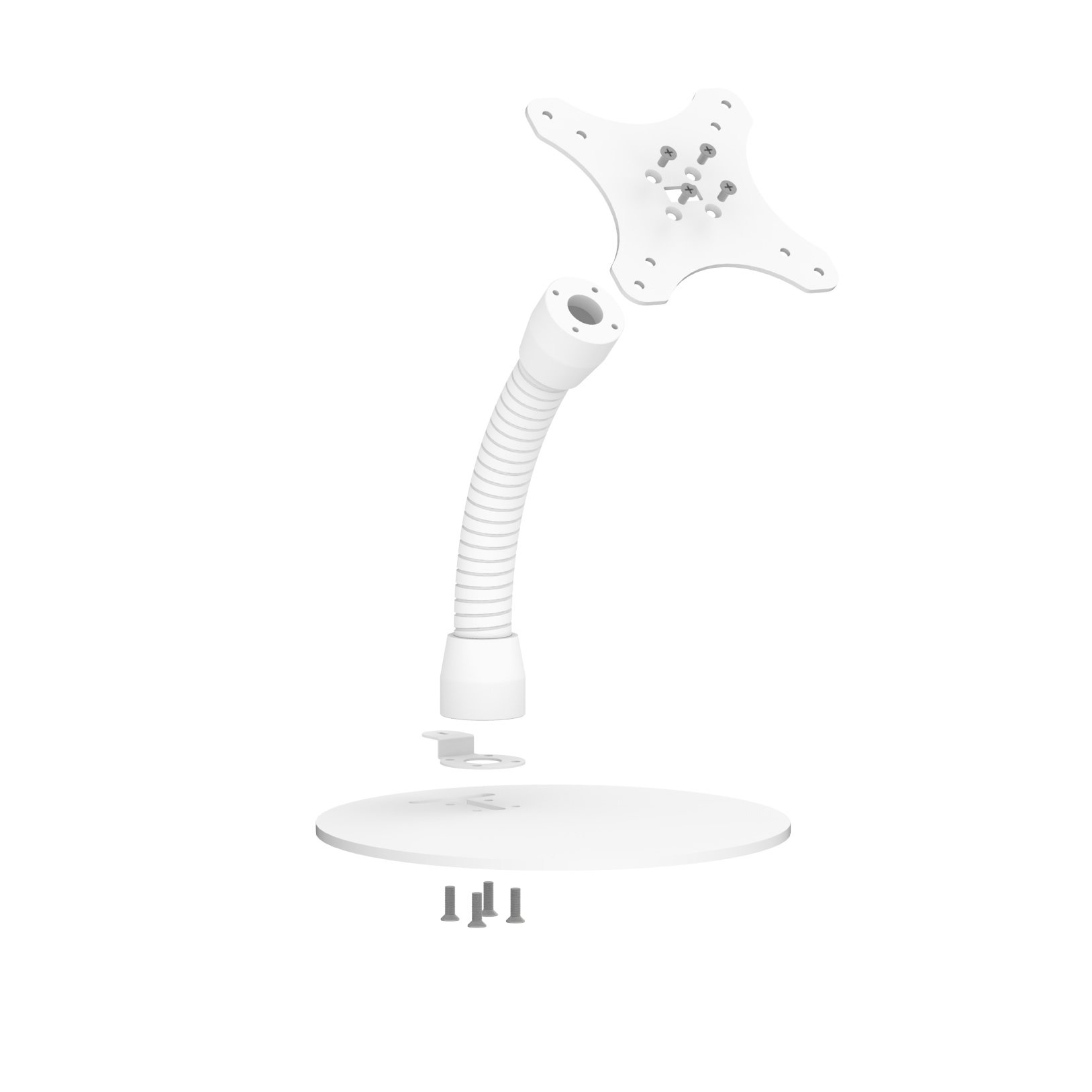 VidaMount White iPad Stand Bundle - Adjustable Portable Holder for iPad Pro 11