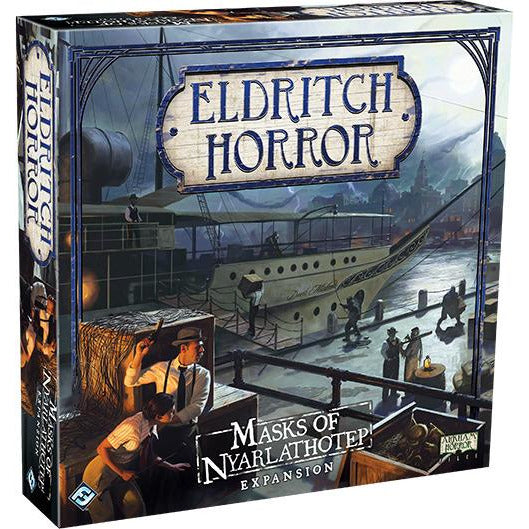 Eldritch Horror: Masks of Nyarlathotep - Lovecraftian Board Game Expansion for Horror & Mystery Game Nights
