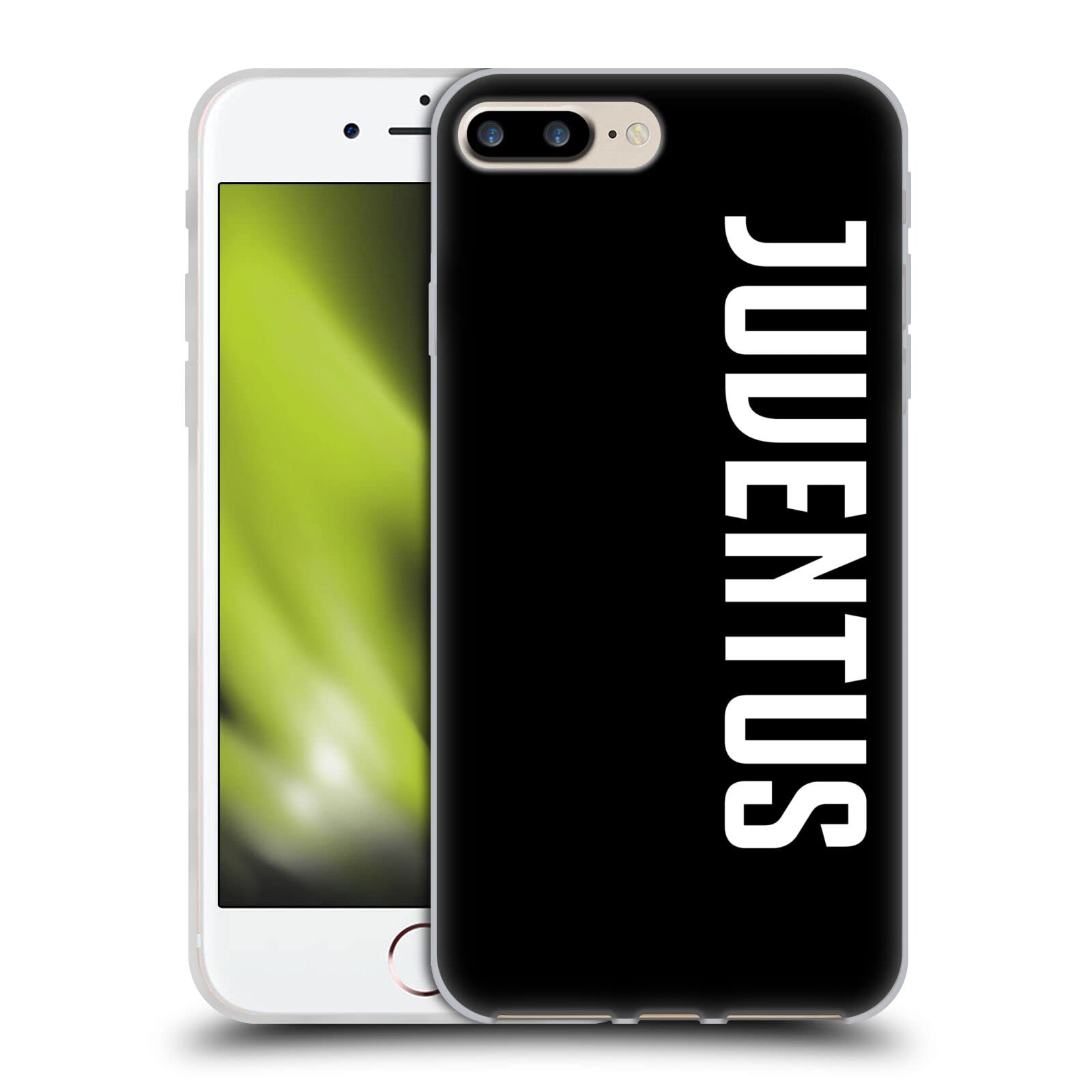 Officially Licensed Juventus Football Club iPhone 7 Plus/8 Plus Soft Gel Case - Durable Protective Cover for Sports Fans, Soccer Enthusiasts | Perfect for Match Days, Travel & Everyday Use