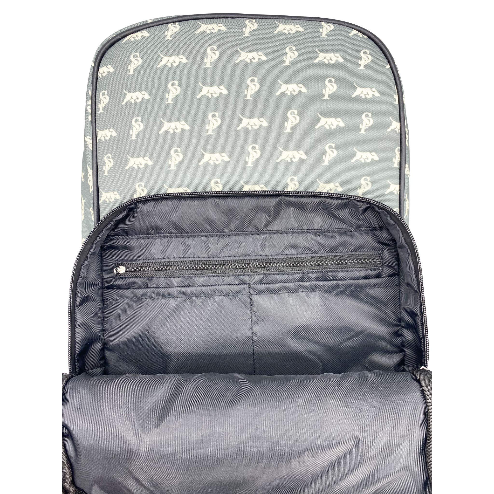 SP Smell Proof Backpack - Large Grey Odor Resistant Hiking & Travel Backpack for Outdoor Adventures, Gym, and Daily Commute