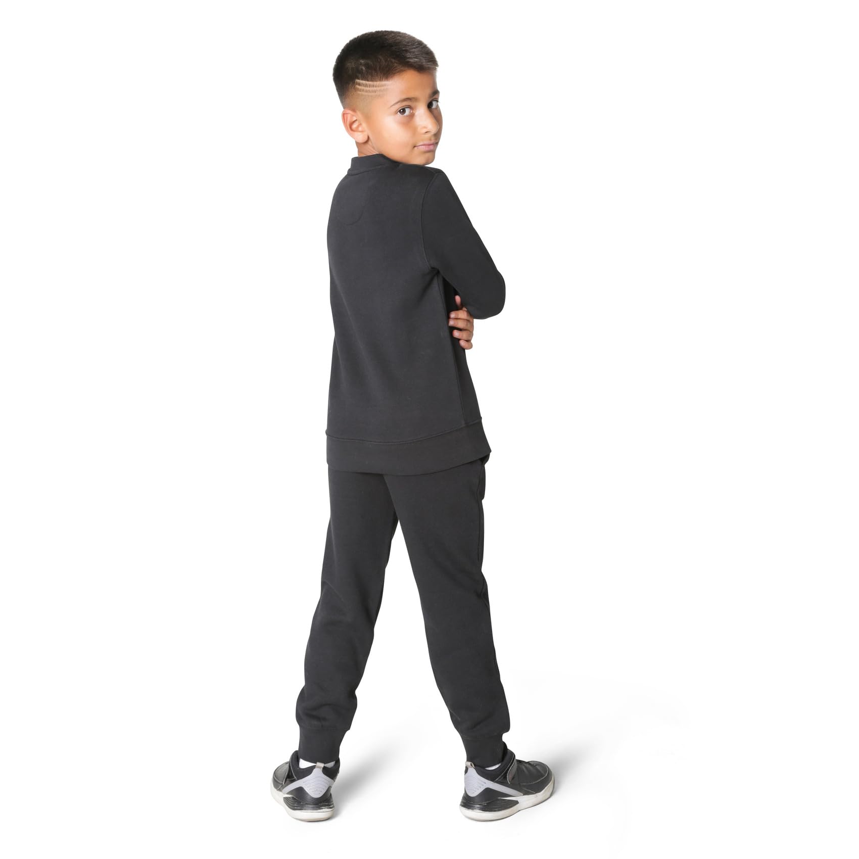 EVERYDAY KIDS Boys Cotton Fleece Sweatpants with Pockets - Soft Breathable Joggers for Active Boys | Perfect for School, Sports & Playtime
