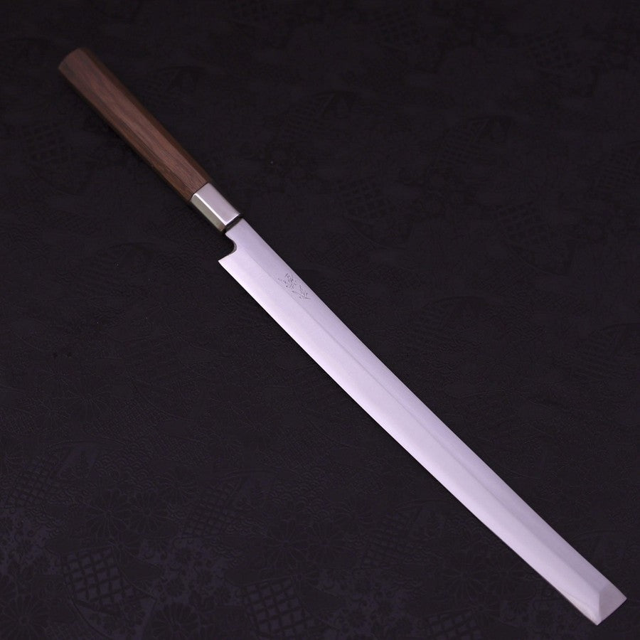 Premium Takohiki Sushi Knife - White Steel #1 Blade, 300mm with Walnut Handle - Perfect for Sushi Chefs & Japanese Cuisine Lovers