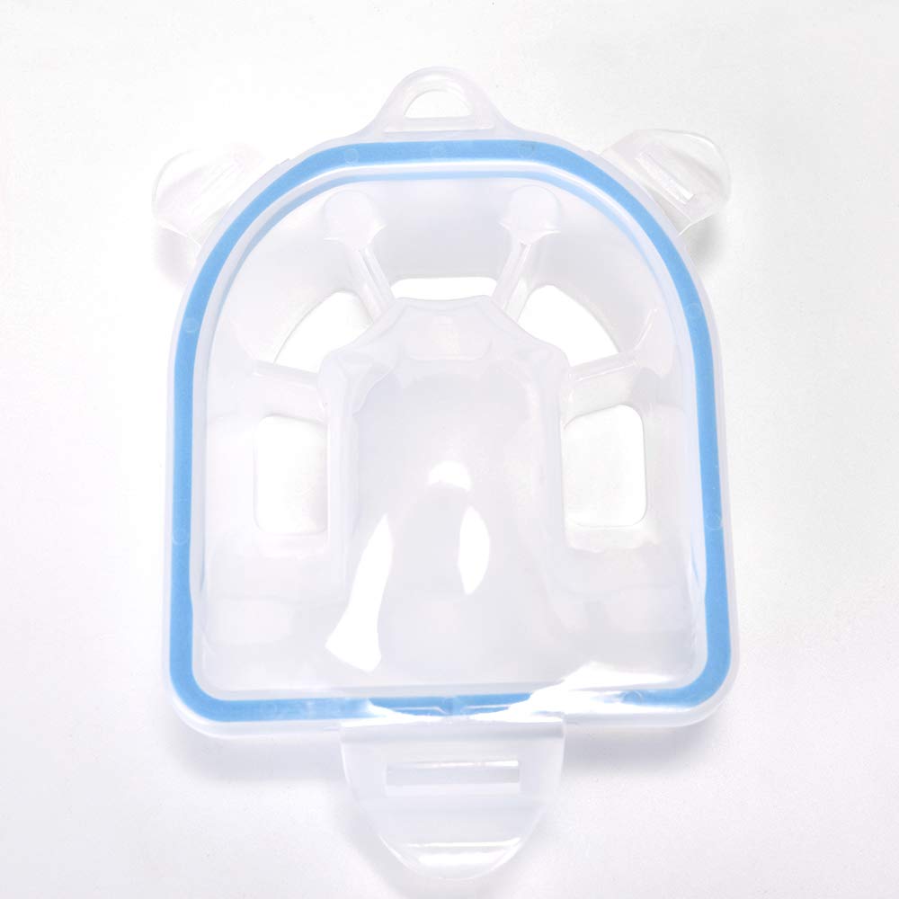 Double Layer Nail Soaking Bowl - Professional Manicure & Pedicure Soak Tray for Nail Polish Removal | Spa Quality Nail Care Tool (Blue) | Perfect for Home Salon, Nail Art & DIY Manicure Treatments