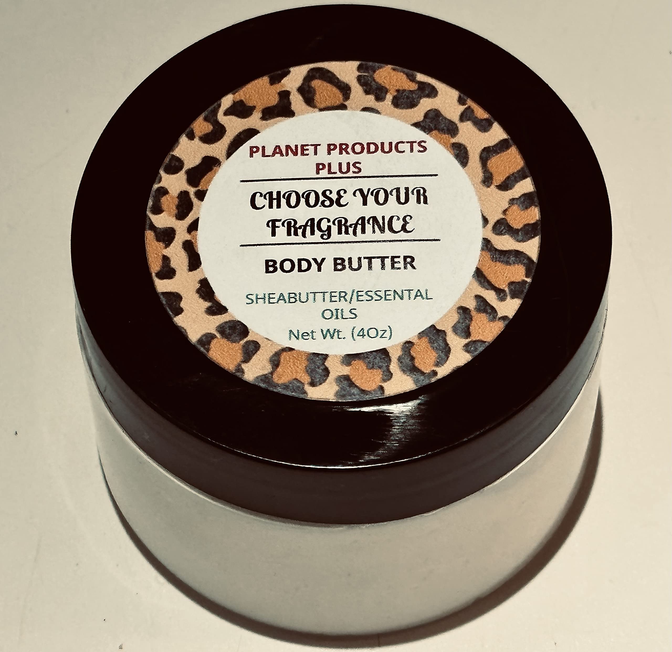 Organic Hand-Whipped Body Butter with Lemongrass Essential Oil - 4oz Moisturizing Cream for Dry Skin - Perfect for Spa Days, Massage & Nighttime Skincare Routine