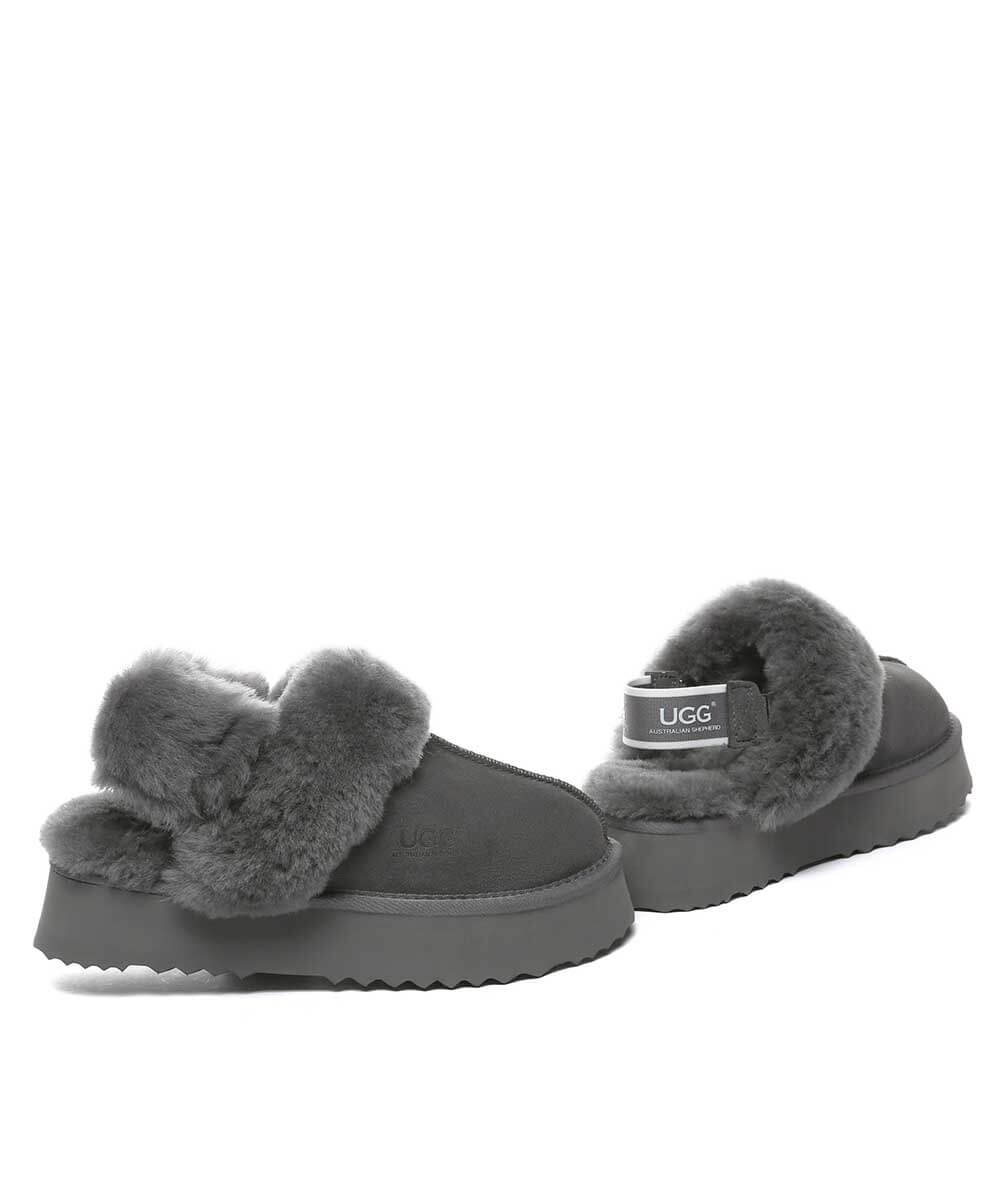 Women's UGG Bronny 3-Way Platform Slippers - Cozy House Shoes for Winter, Indoor/Outdoor Wear - Perfect for Home, Office & Travel Comfort