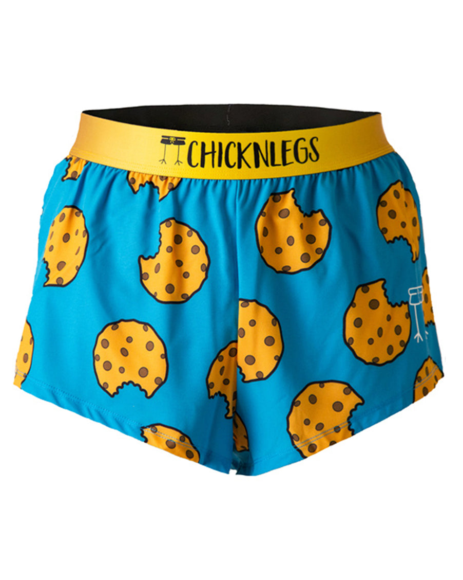 **Men's Chocolate Chip Cookies 2 Split Running Shorts - Lightweight & Breathable for Gym, Jogging & Outdoor Workouts**
