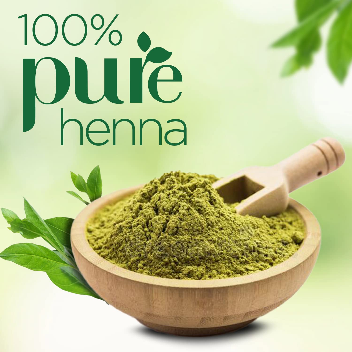 Godrej Nupur 100% Pure Natural Henna Powder for Hair Coloring & Body Art - Safe Mehandi for Hair, Hands, Feet Tattoos (500g) | DIY Hair Dye & Traditional Bridal Mehndi Designs