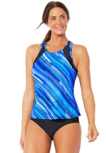 Blue Brushstroke, Black