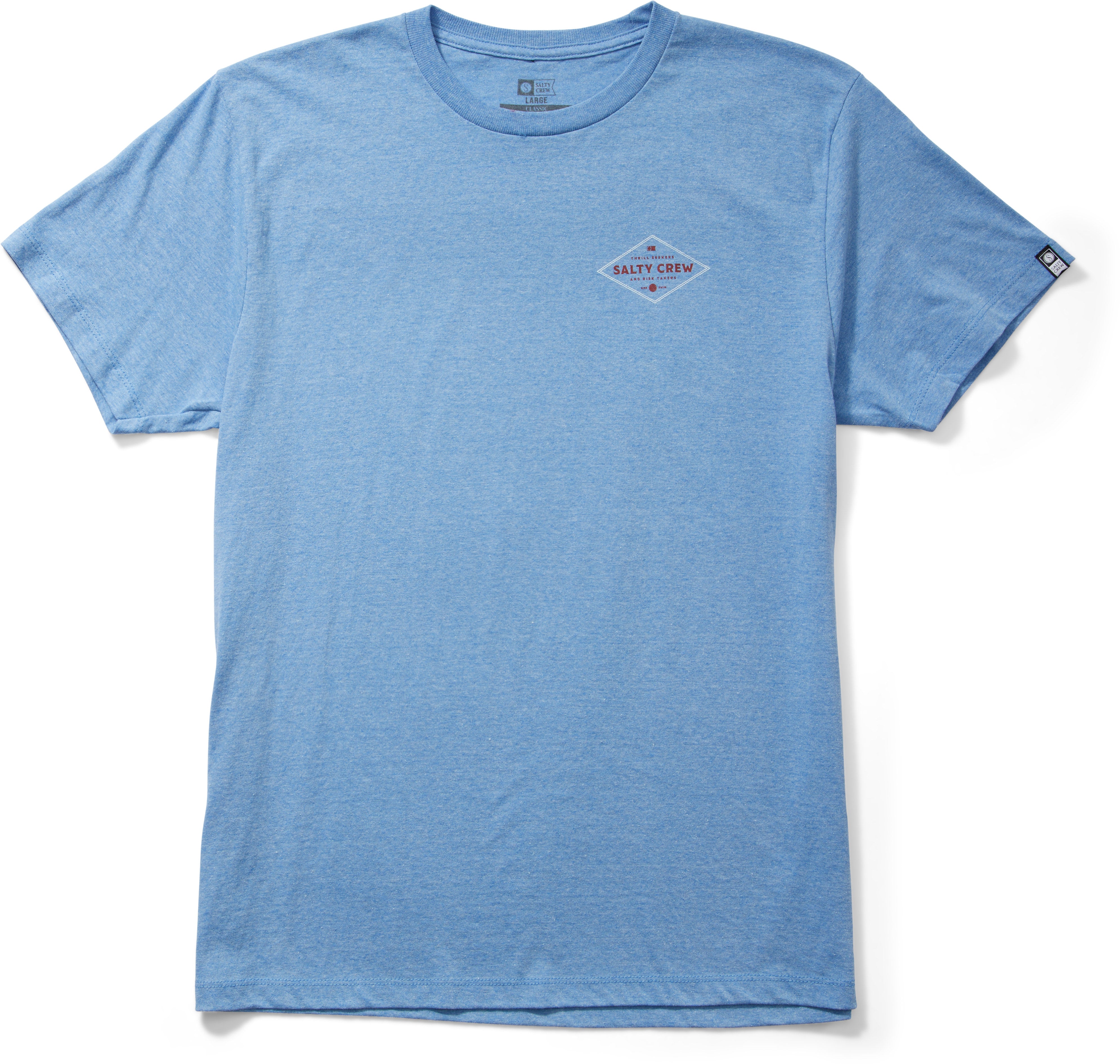 Men's Salty Crew Double Diamond Graphic T-Shirt - Comfortable Cotton Tee for Casual Wear & Outdoor Activities