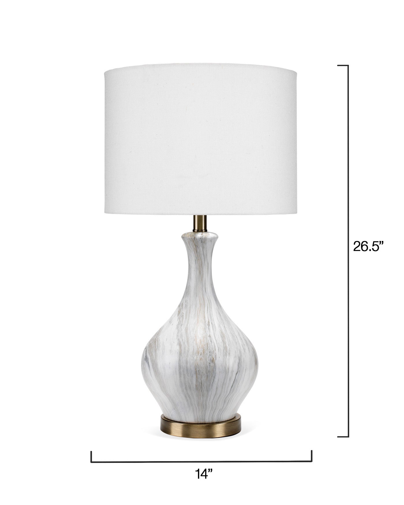Mila Table Lamp - Modern LED Nightstand Lamp with Touch Control & USB Port - Perfect for Bedroom, Living Room, and Office Decor