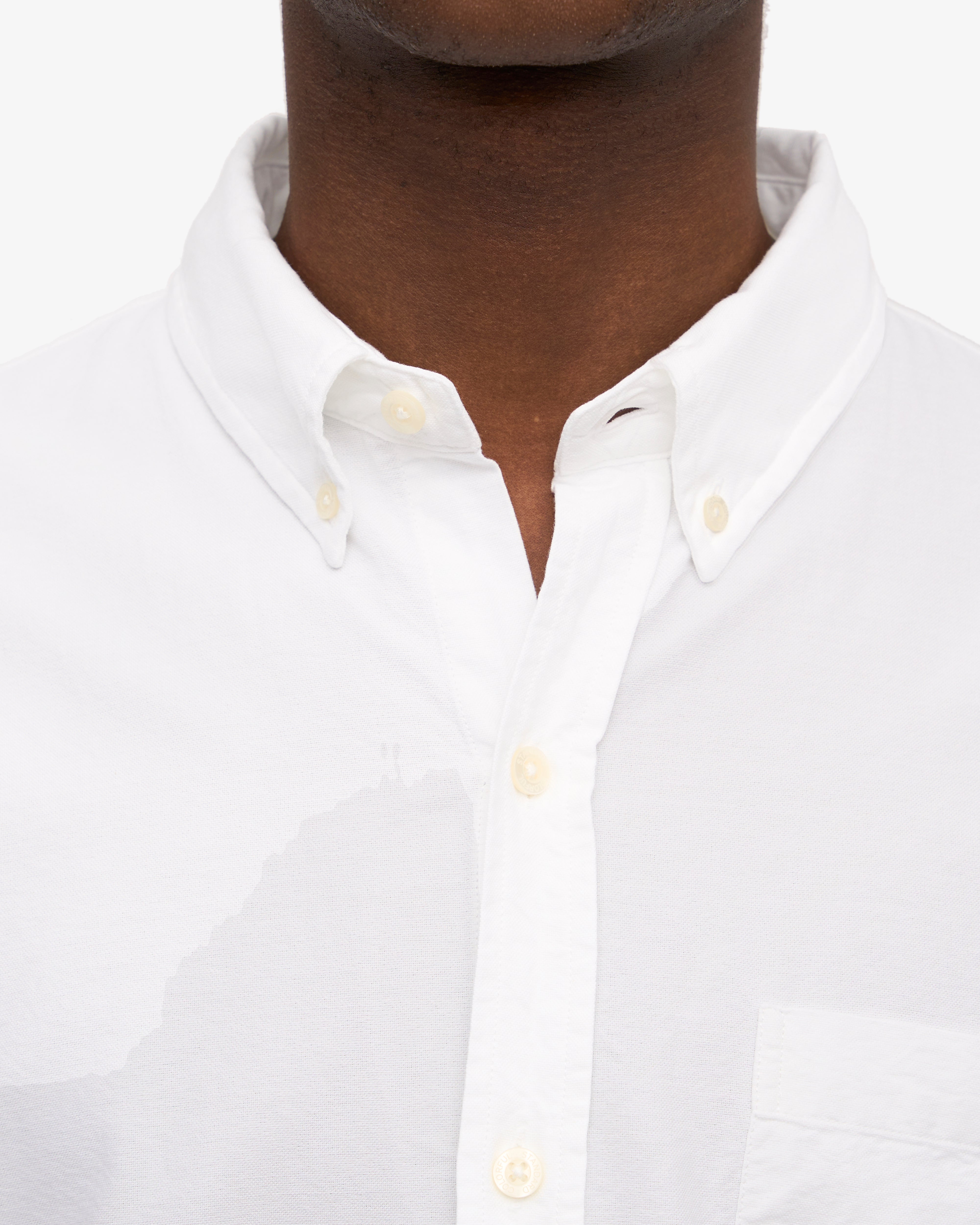 Organic Cotton Button Down Shirt for Men - Premium Quality Optical White Casual Dress Shirt - Perfect for Office, Business Meetings & Smart Casual Outfits