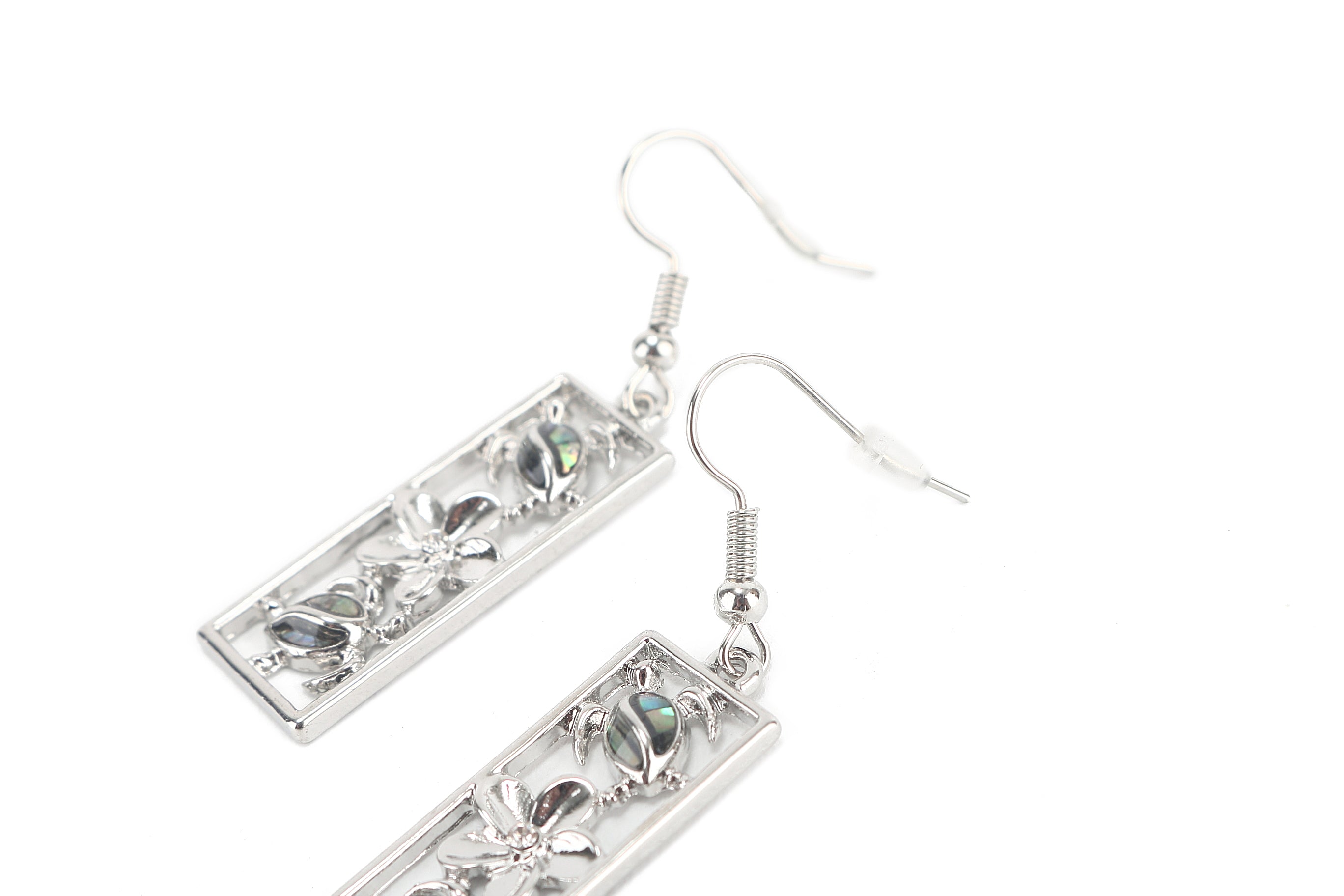 Makamae 3 Turtle Silver Earrings for Women - Hawaiian Style Jewelry - Perfect for Beach Vacations, Luau Parties & Everyday Boho Fashion