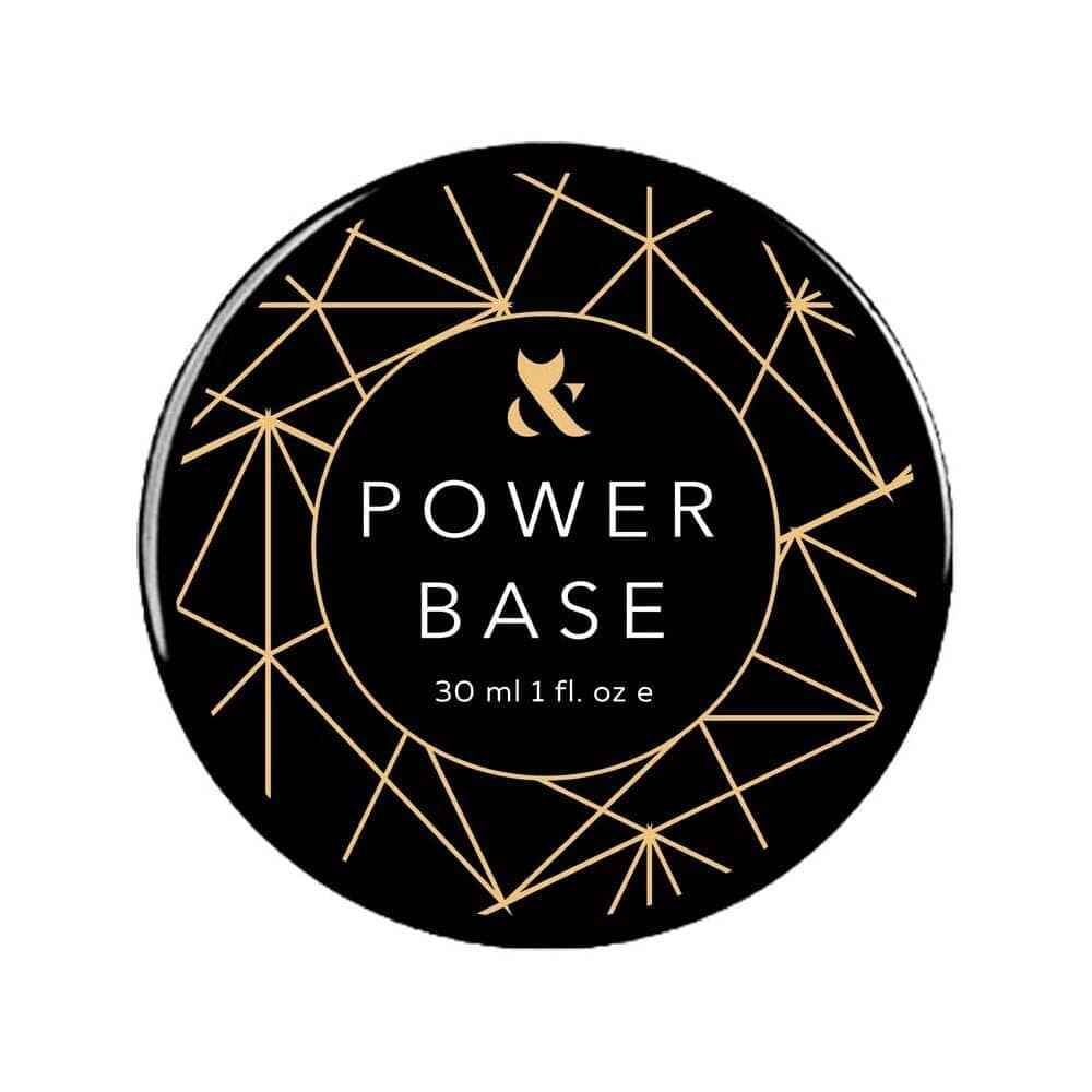 F.O.X Power Base 30ml - High-Performance Nail Gel for Long-Lasting Manicures - Perfect for Home & Salon Use