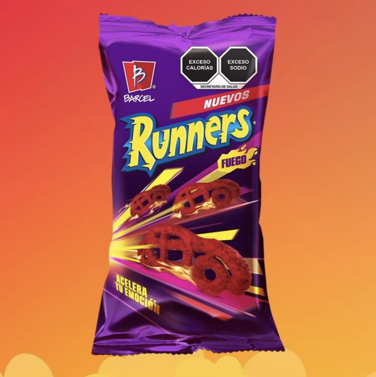 Fuego Barcel Mexican Chips - Spicy Snacks for Runners, 5 Pack (62g Each) | Perfect for Workouts, Hiking & Energy Boosting