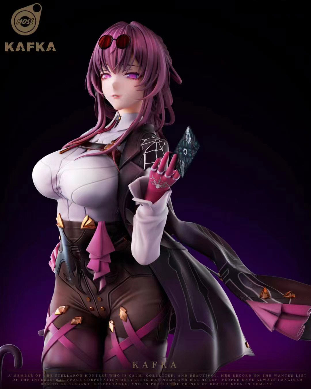 MOSS Studio Honkai: Star Rail Kafka Action Figure - Collectible Anime Character Model for Honkai Impact Fans | Perfect for Display, Gaming Decor, and Cosplay Props