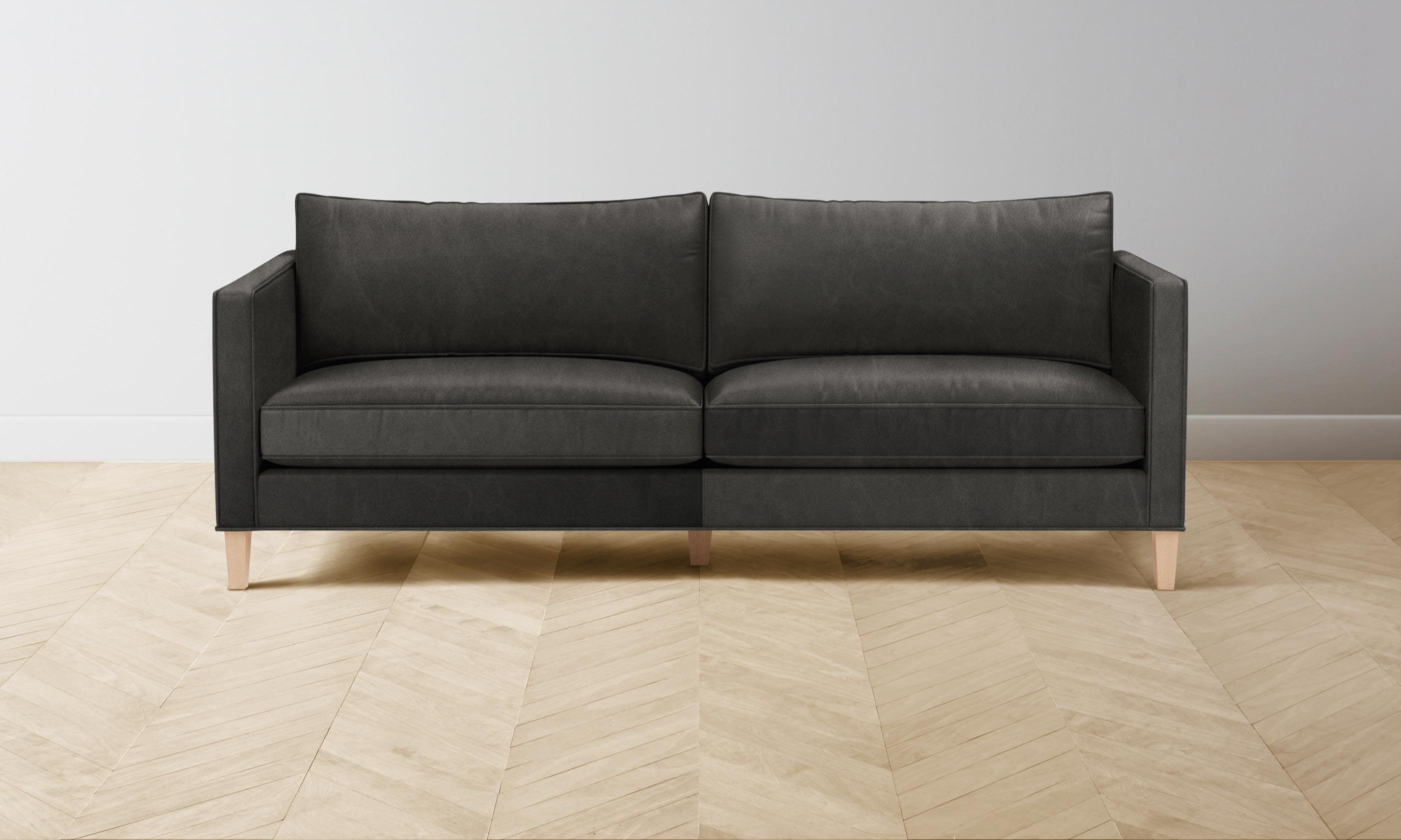 Premium Crosby Sofa - Genuine Tuscan Leather Seal Brown - Luxurious Living Room Furniture for Home & Office Decor