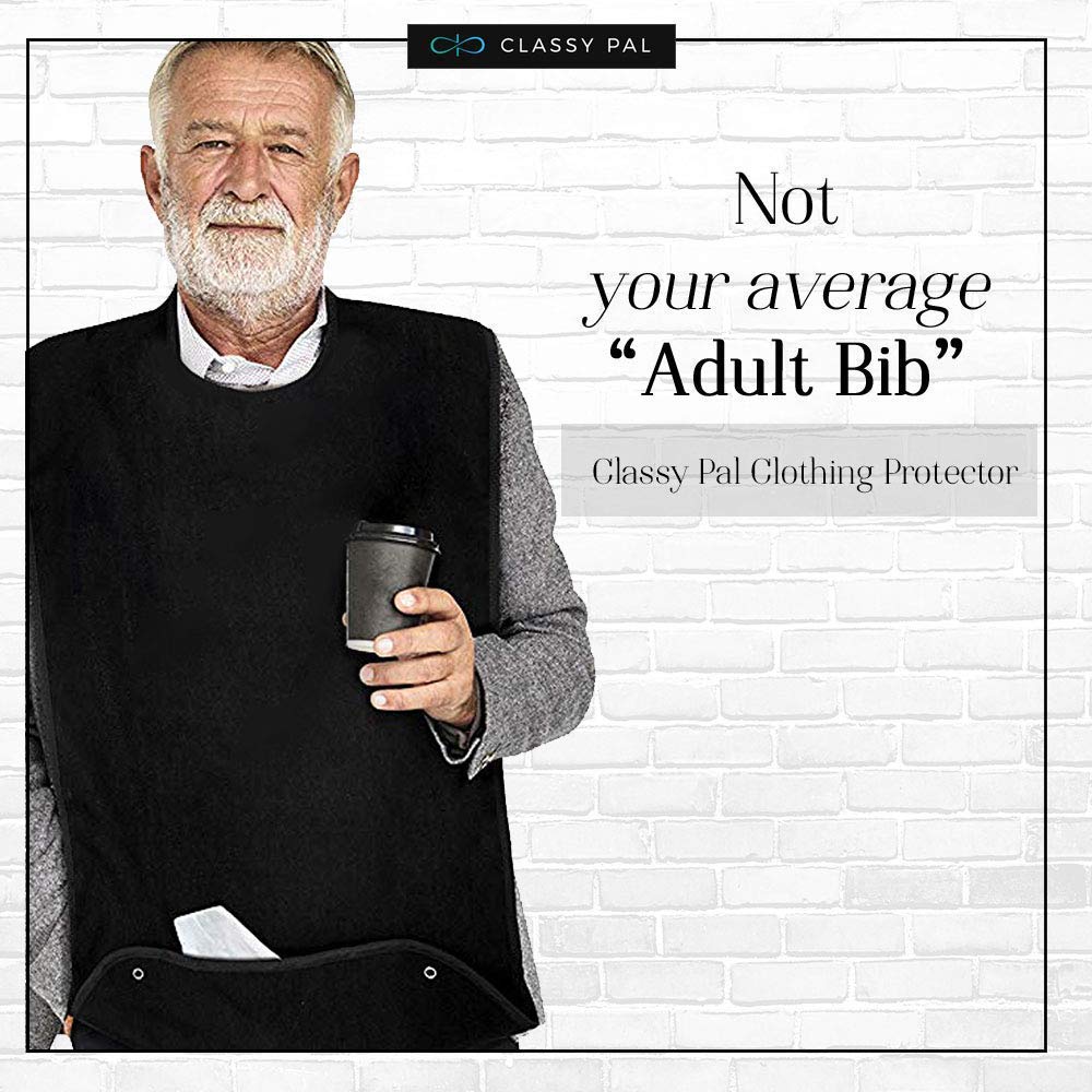 Premium Adult Bibs for Men & Women - Waterproof & Stylish Clothing Protectors for Dining, Elderly Care & Mealtime Comfort - Ideal for Restaurants, Nursing Homes & Home Use