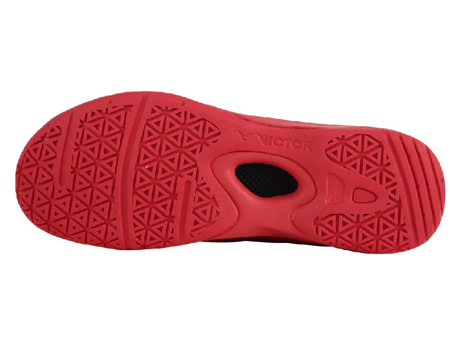Victor A311 D Badminton Shoes for Men & Women - Lightweight Non-Slip Indoor Court Shoes - Red - Perfect for Badminton, Tennis, Squash & Indoor Sports