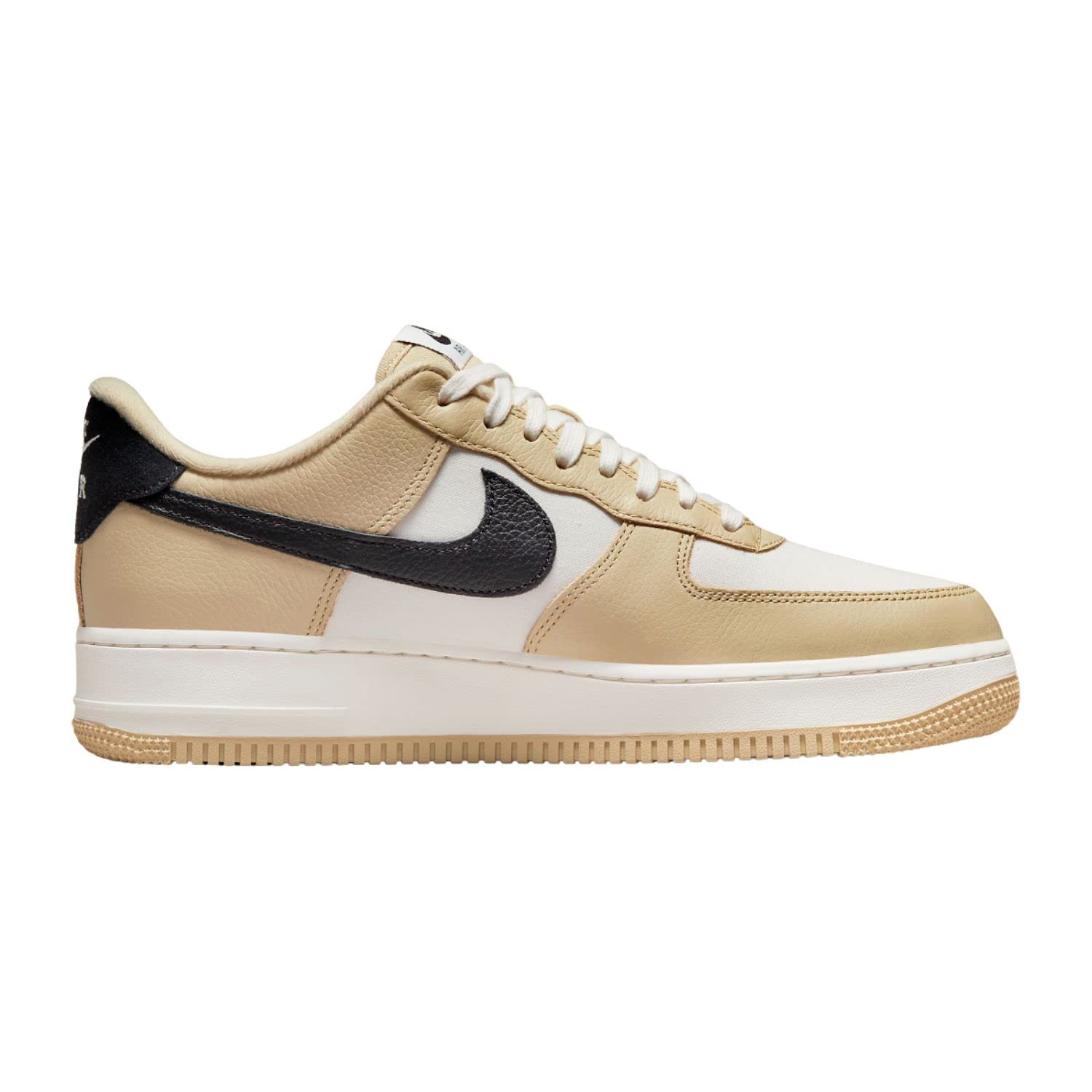 Nike Men's Air Force 1 Low Sneakers - White/Black Casual Shoes for Men - Perfect for Streetwear, Everyday Wear & Basketball Courts