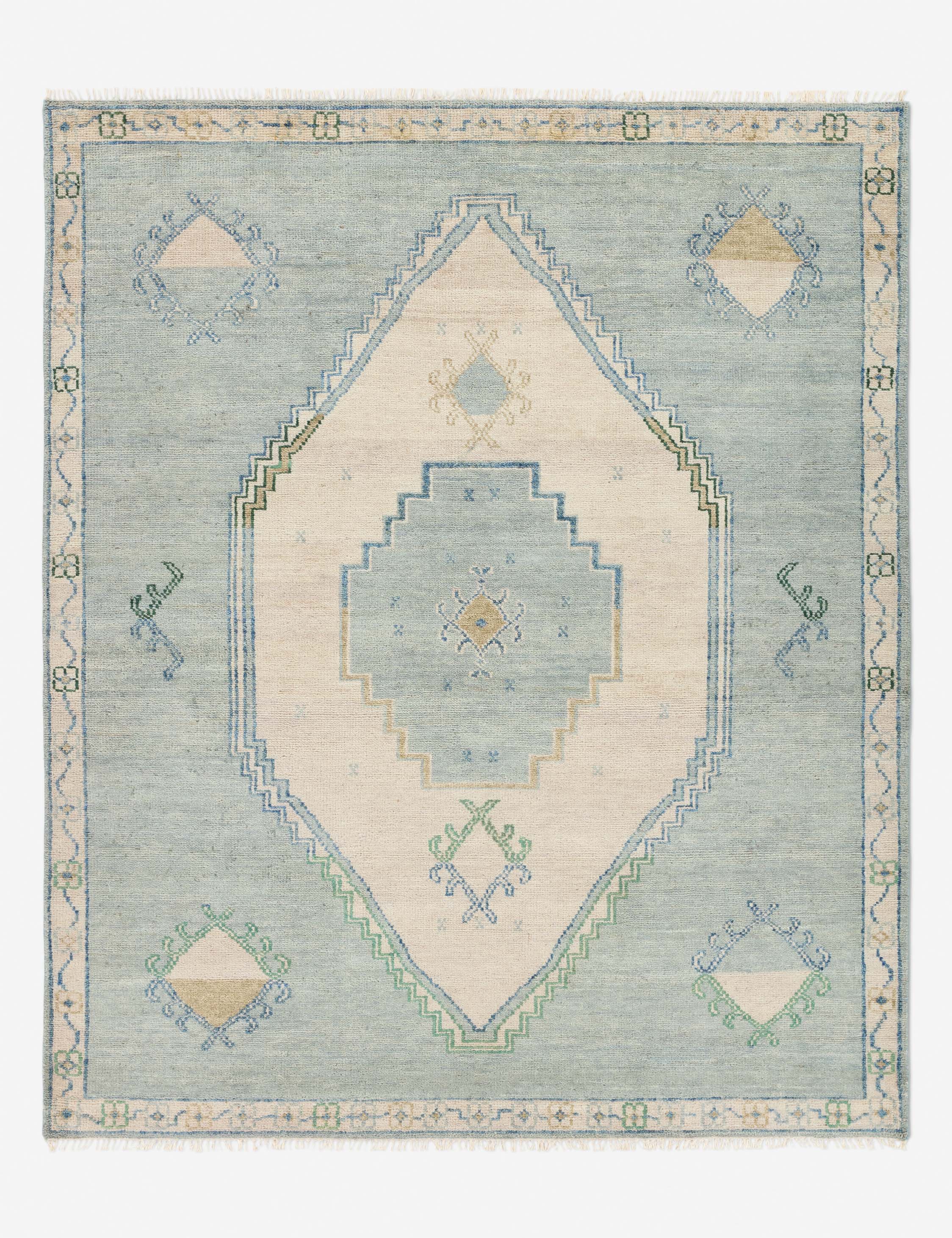 Berker Hand Knotted Wool Rug - Premium Handmade Area Rug for Living Room, Bedroom & Dining - Soft & Durable Home Decor